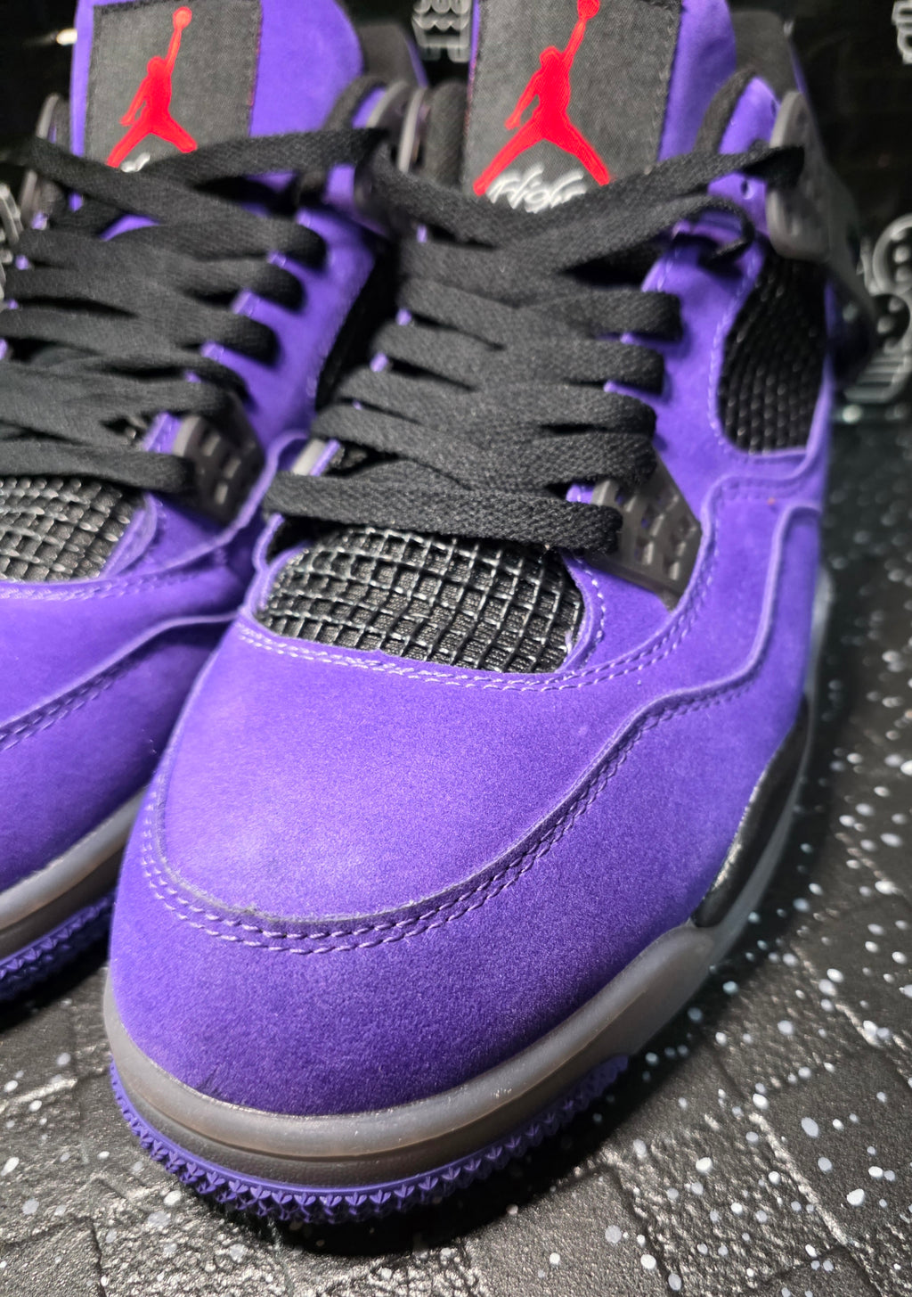 Jordan 4 “Travis Scott – Purple” "Friends and Family" — Design Inspired — US 11 — New
