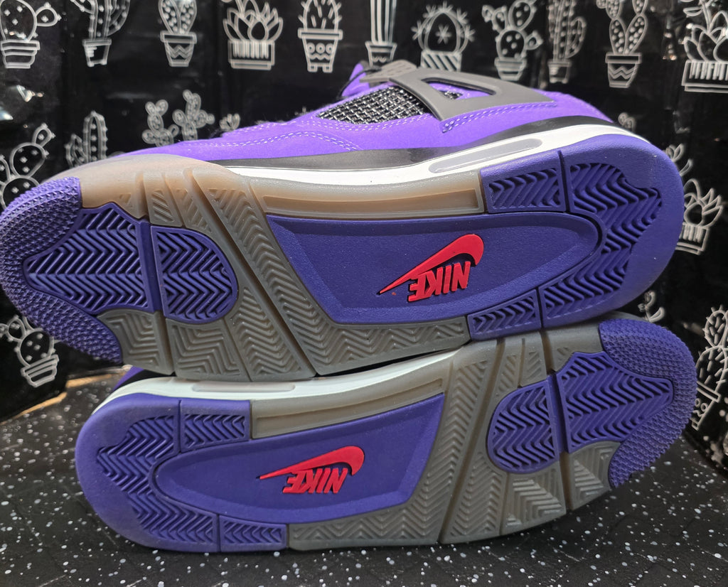 Jordan 4 “Travis Scott – Purple” "Friends and Family" — Design Inspired — US 11 — New