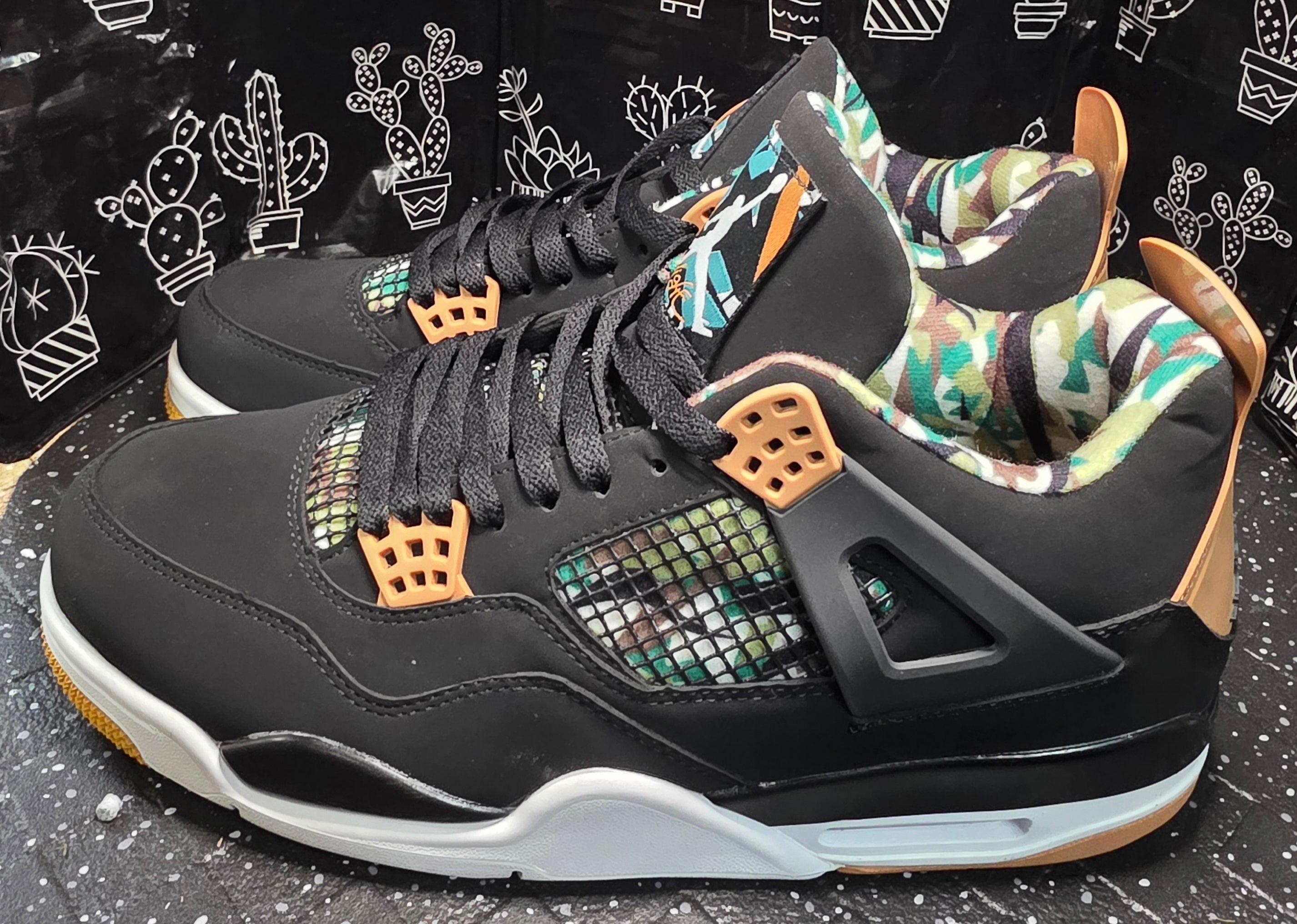 Jordan 4 “Bamboos” — Design Inspired — US 11 — New