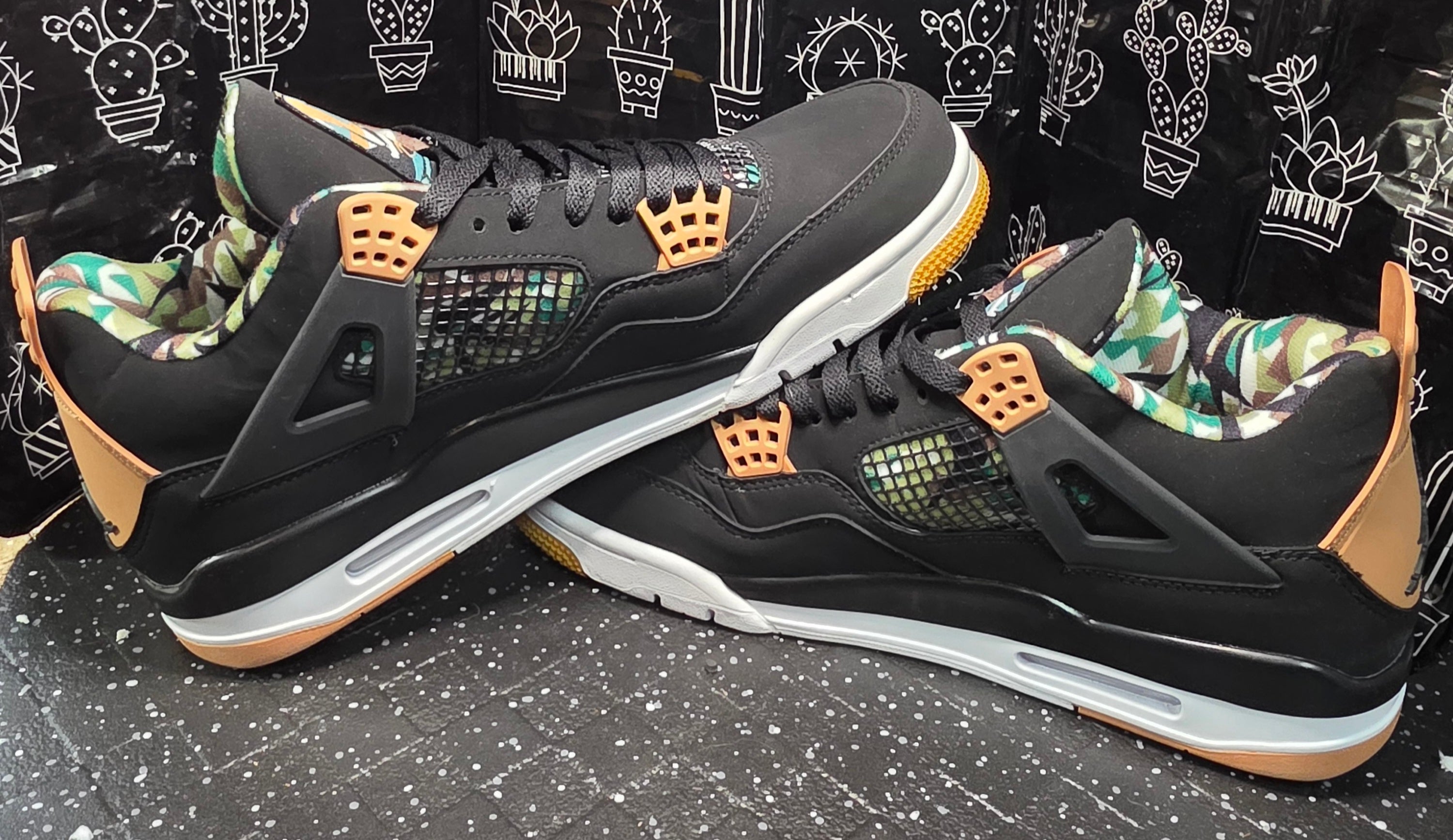 Jordan 4 “Bamboos” — Design Inspired — US 11 — New