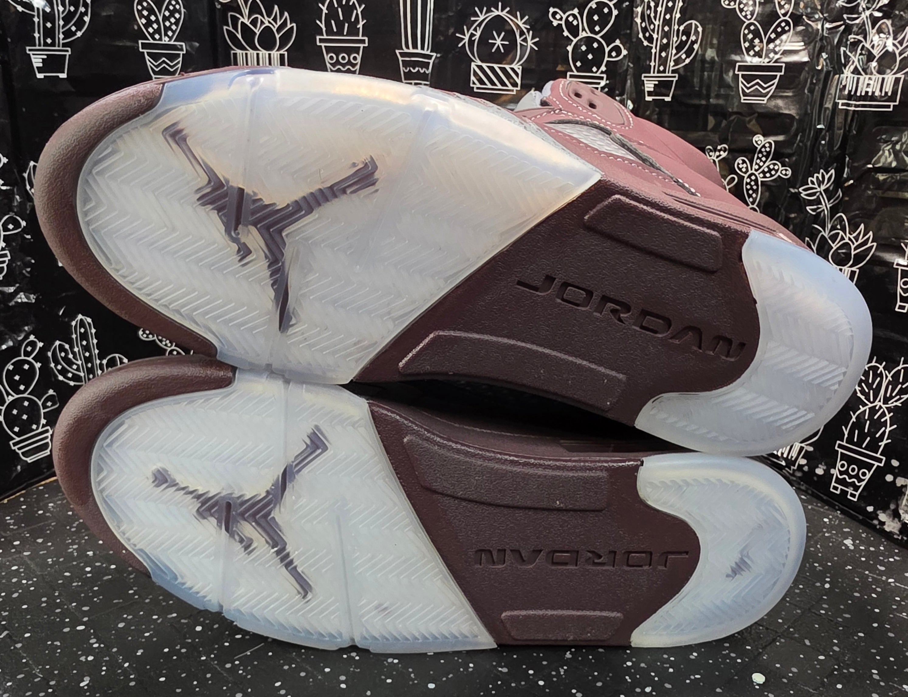 Jordan 5 “Burgundy’s.” Design Inspired US 11 — New (Non‑Original Box Included)