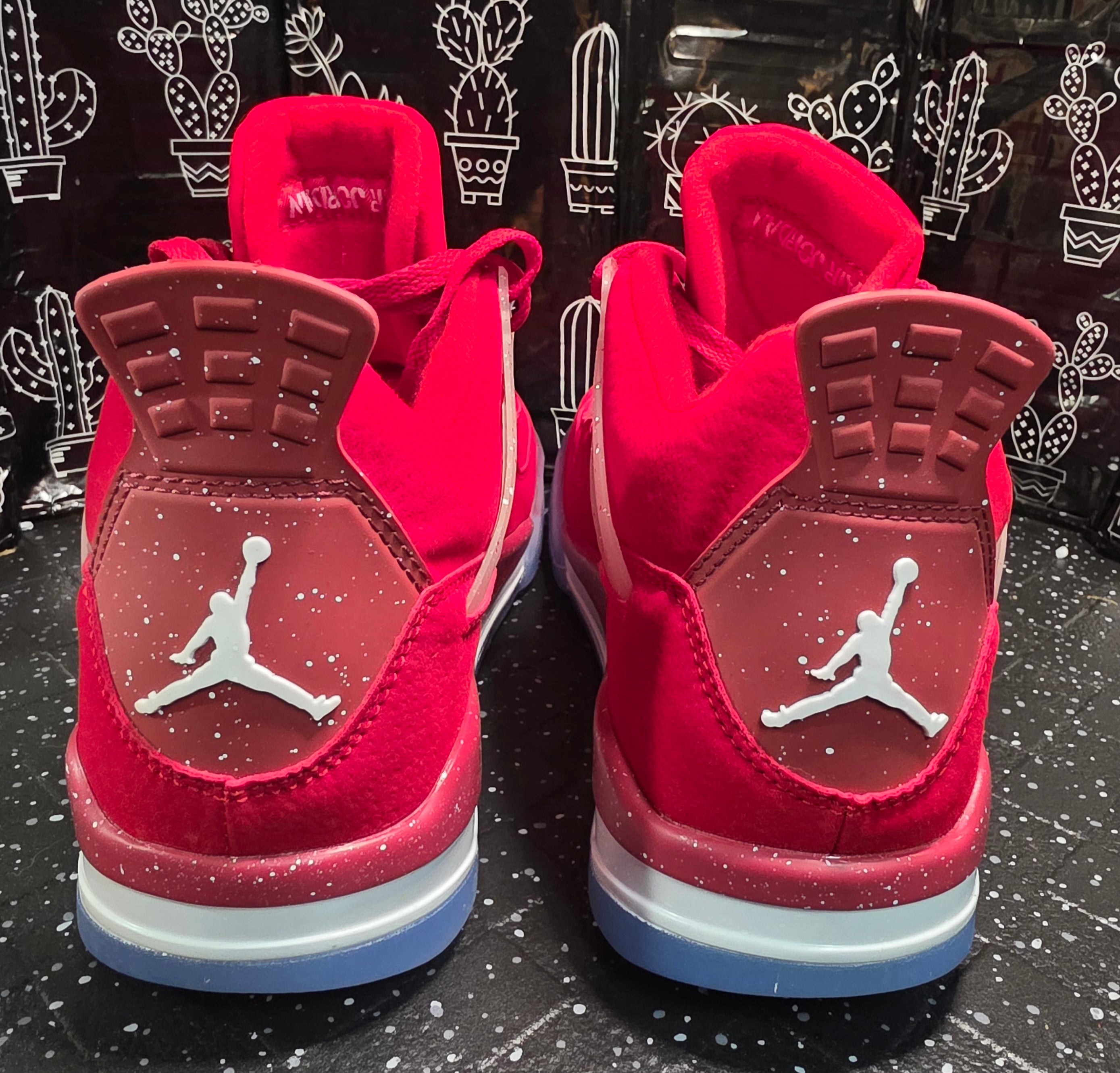 Jordan 4 “OKU Sooners” Design Inspired  US 11 — New (No Original Box)