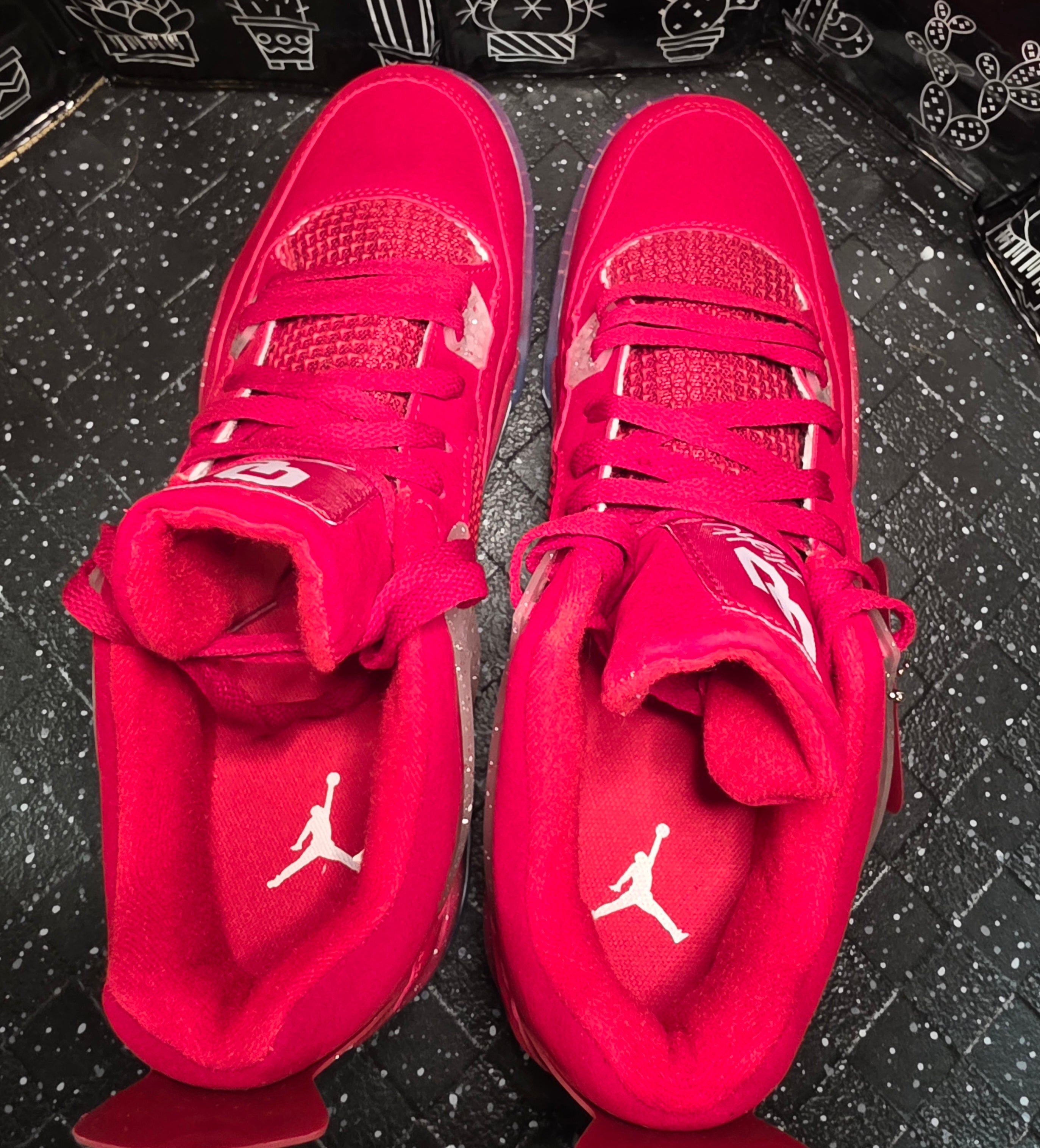 Jordan 4 “OKU Sooners” Design Inspired  US 11 — New (No Original Box)