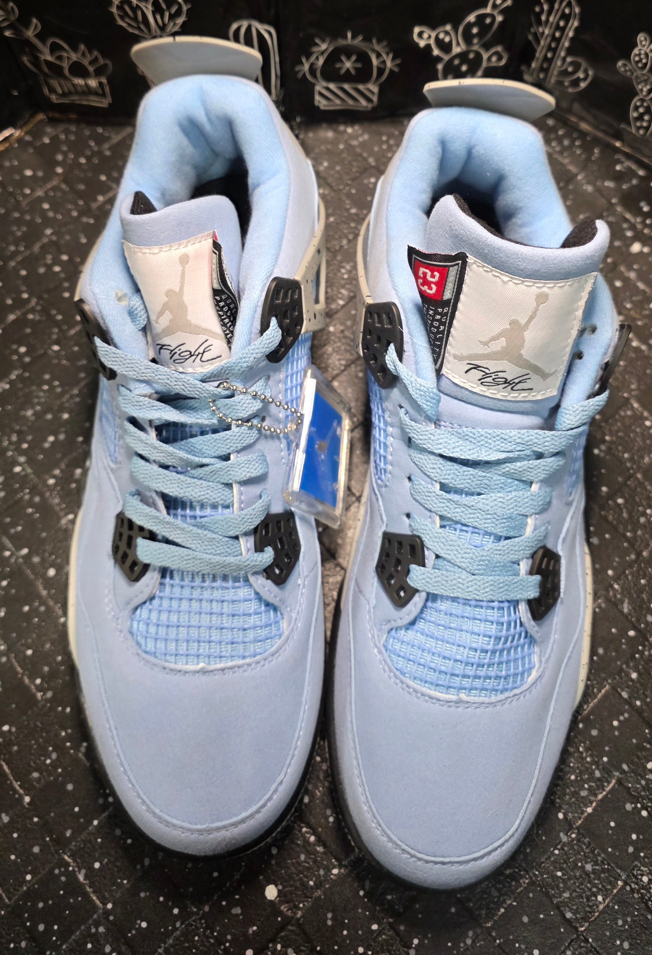 Jordan 4 “UNC.” Design Inspired  US 11 — New (Non‑Original Box Included)