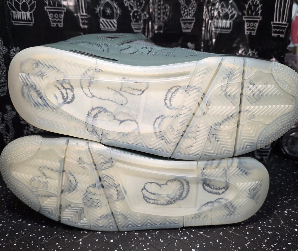 Jordan 4 “KAWS Inspired" Olive Colorway  – Top Tier / 1:1 Dream Collab – US 11 & 12 – New