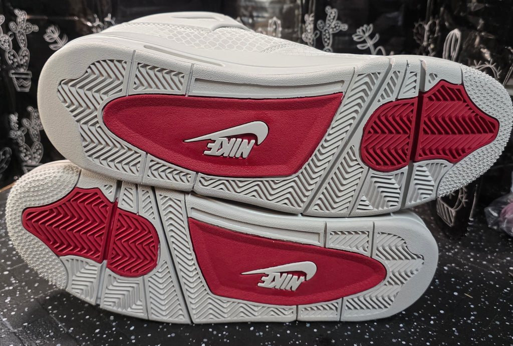 Jordan 4 “Gray Mamba.” Fantasy Collab — Nigel Sylvester × Bike Bricks Inspired  US 11 — New (Custom Snake‑Scale Box Included)