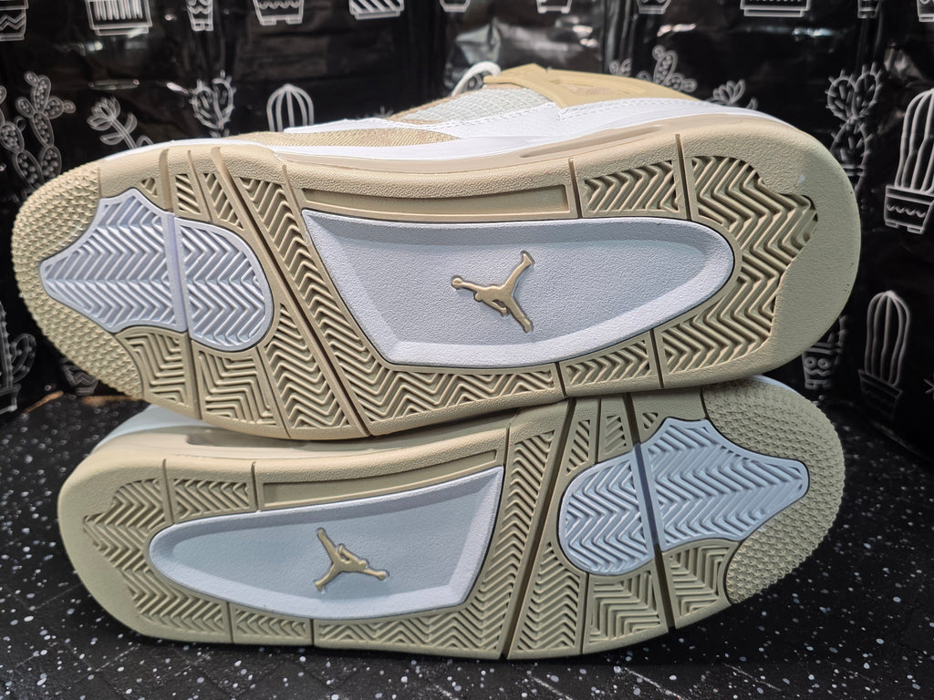 Jordan 4 “LV Beige.” Fantasy Designer Collab US 11 — New (Custom Box Included)