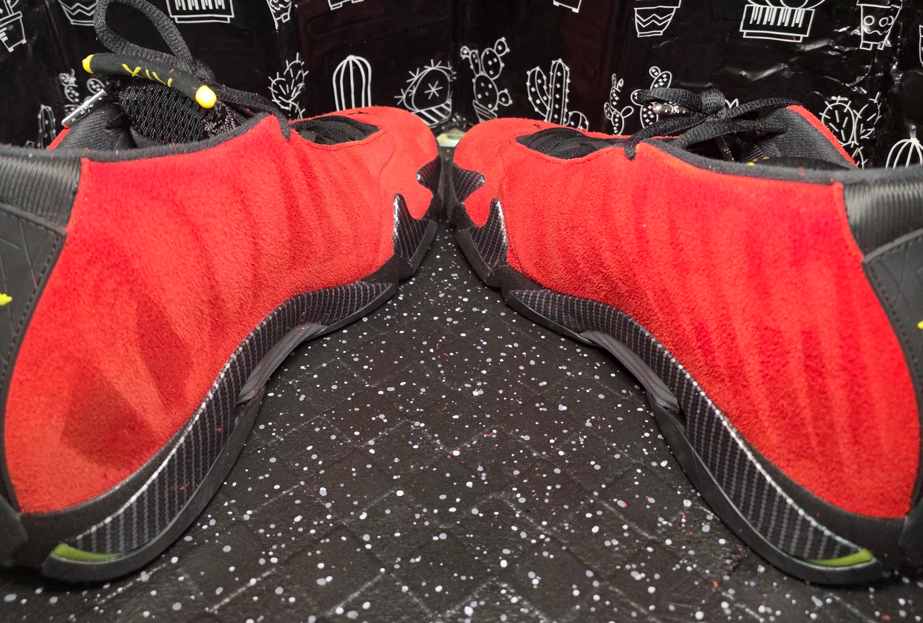 Jordan 14 “Ferrari.” 1:1 Inspired Build  US 13 — New (Original Box Included)