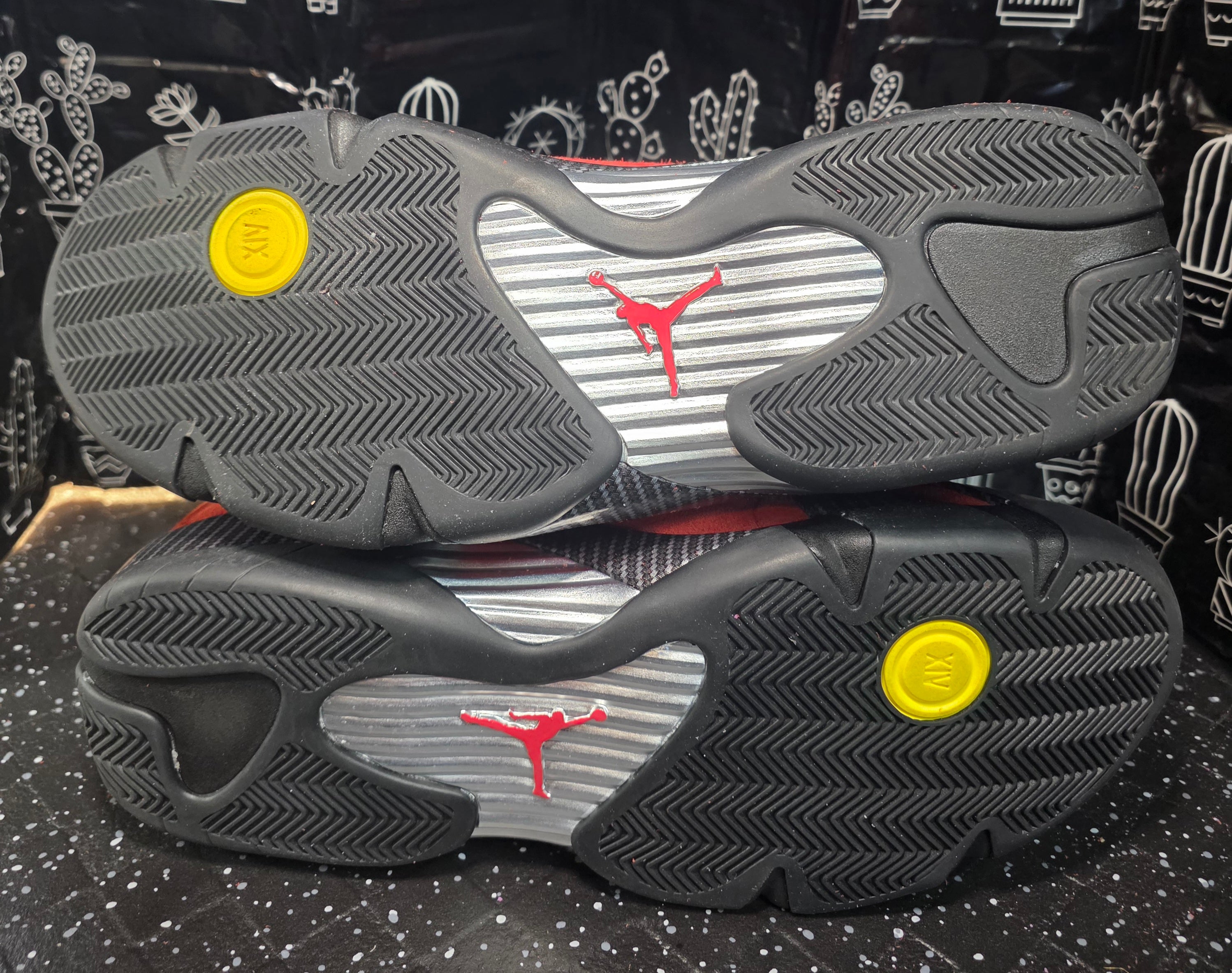 Jordan 14 “Ferrari.” 1:1 Inspired Build  US 13 — New (Original Box Included)