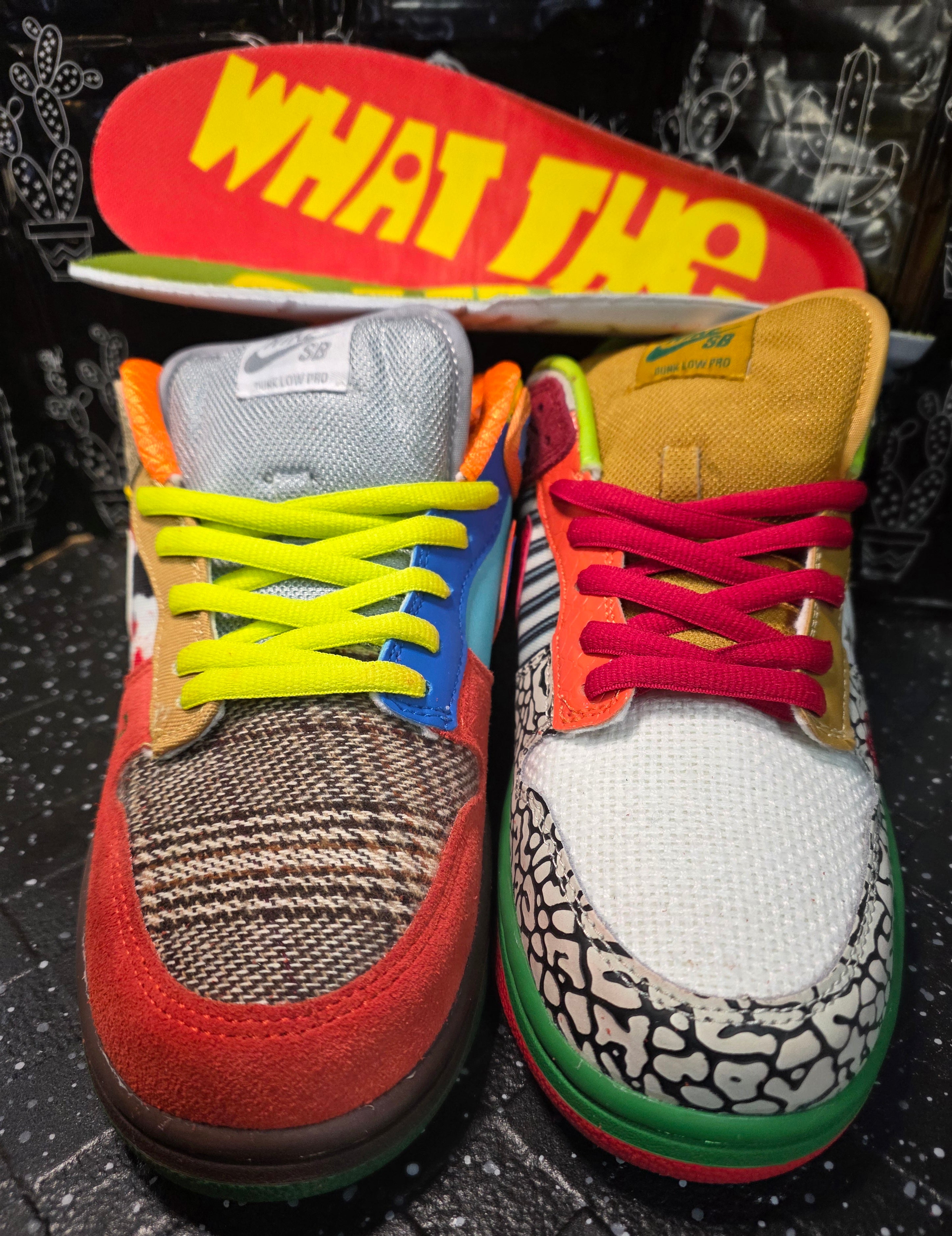 Nike SB Dunk Low “What The Dunk.” Design Inspired  US 11 — New (Non‑Original Box Included