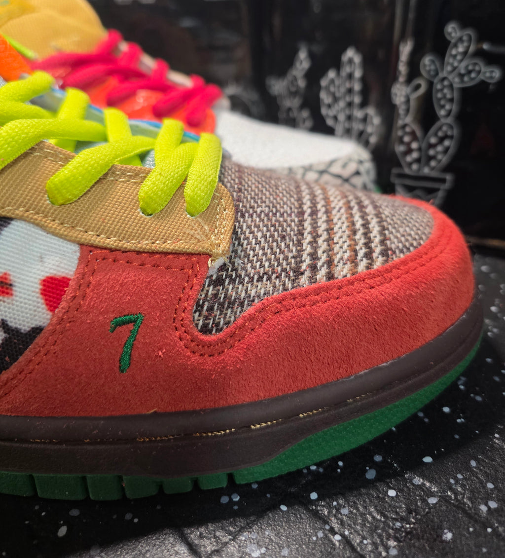 Nike SB Dunk Low “What The Dunk.” Design Inspired  US 11 — New (Non‑Original Box Included