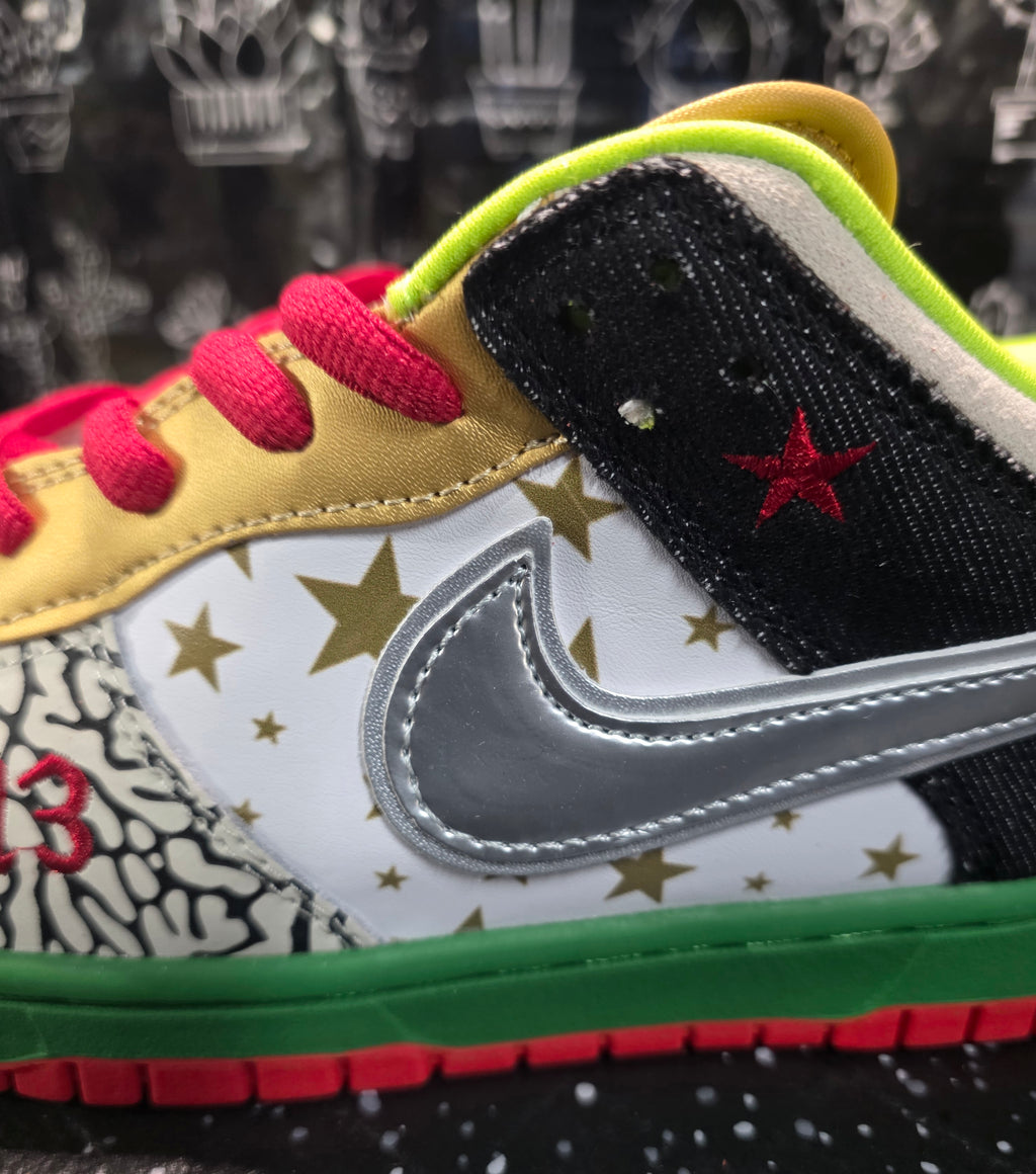 Nike SB Dunk Low “What The Dunk.” Design Inspired  US 11 — New (Non‑Original Box Included