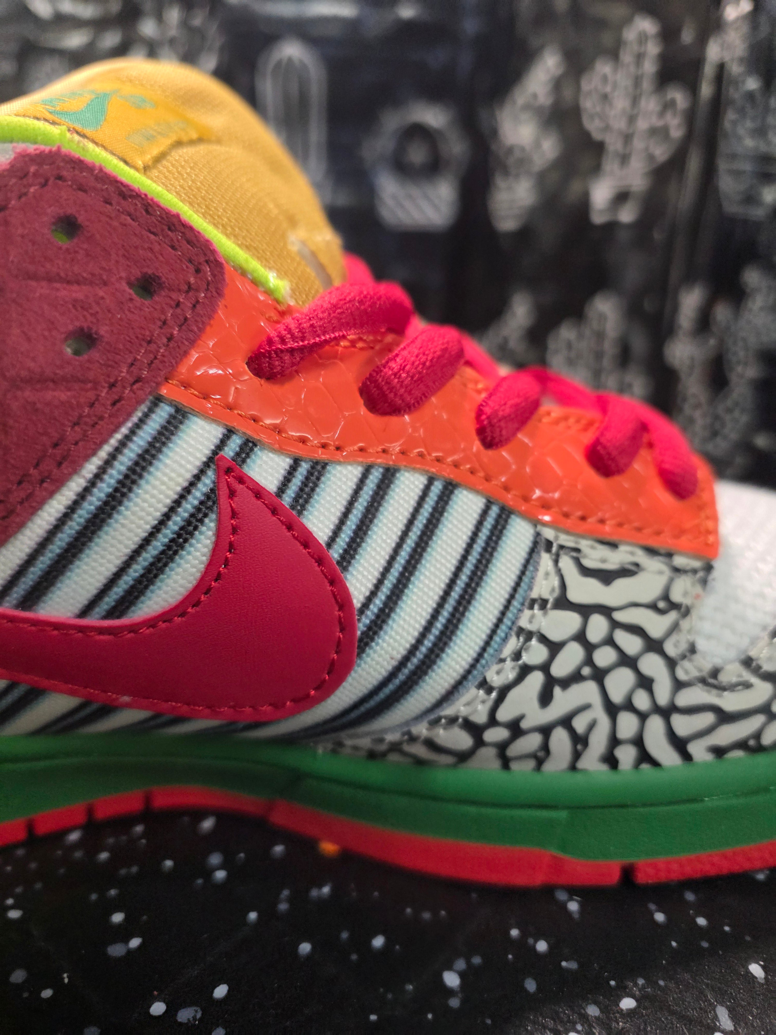 Nike SB Dunk Low “What The Dunk.” Design Inspired  US 11 — New (Non‑Original Box Included