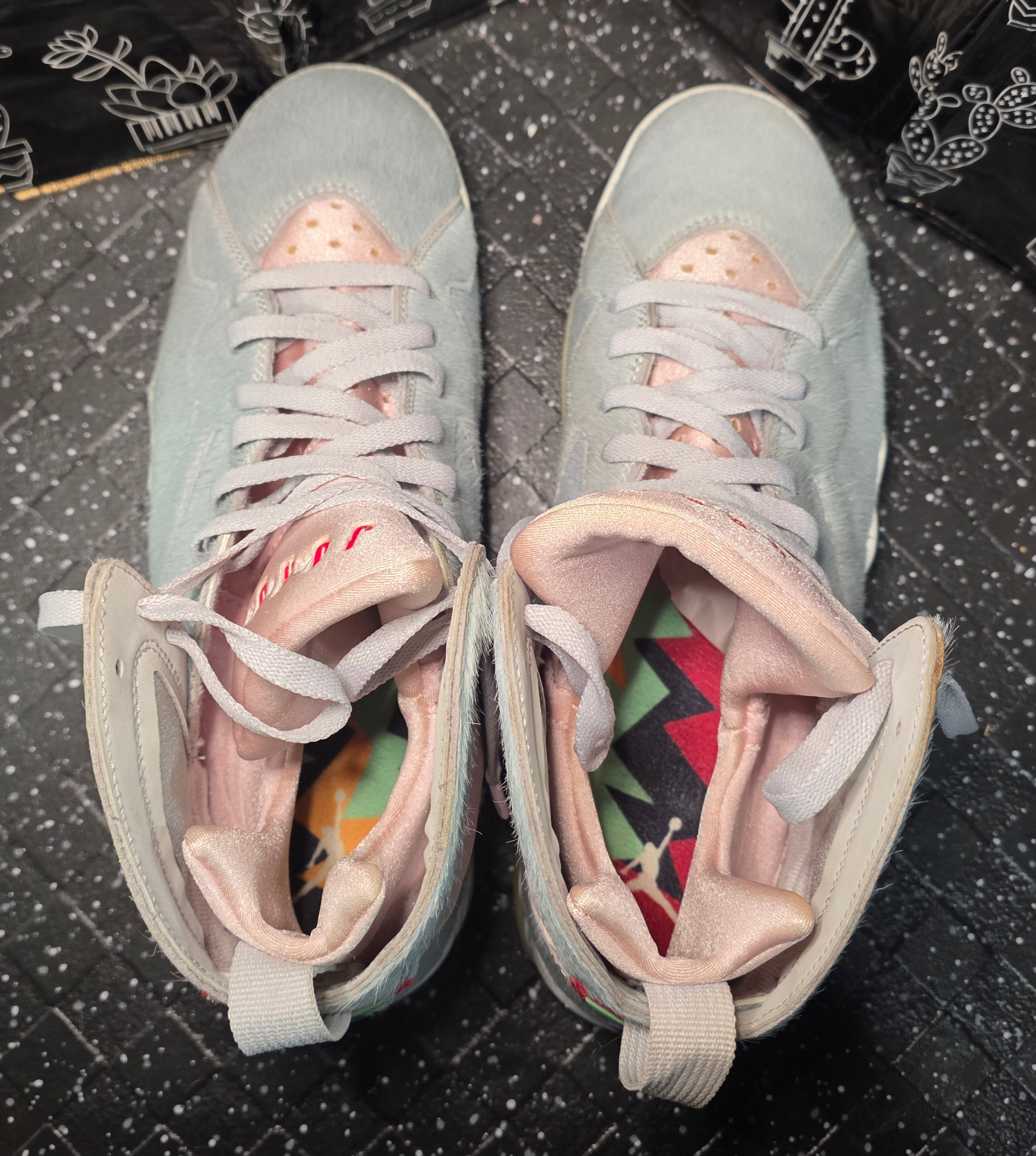 Jordan 7 “Hare 2.0.” Authentic Retail Pair — Restored  US 11 — Like New (No Box