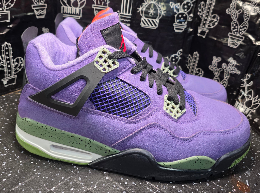 Jordan 4 “Purple Canyons.” Design Inspired Men's US 11 — Like New (Non‑Original Box Included