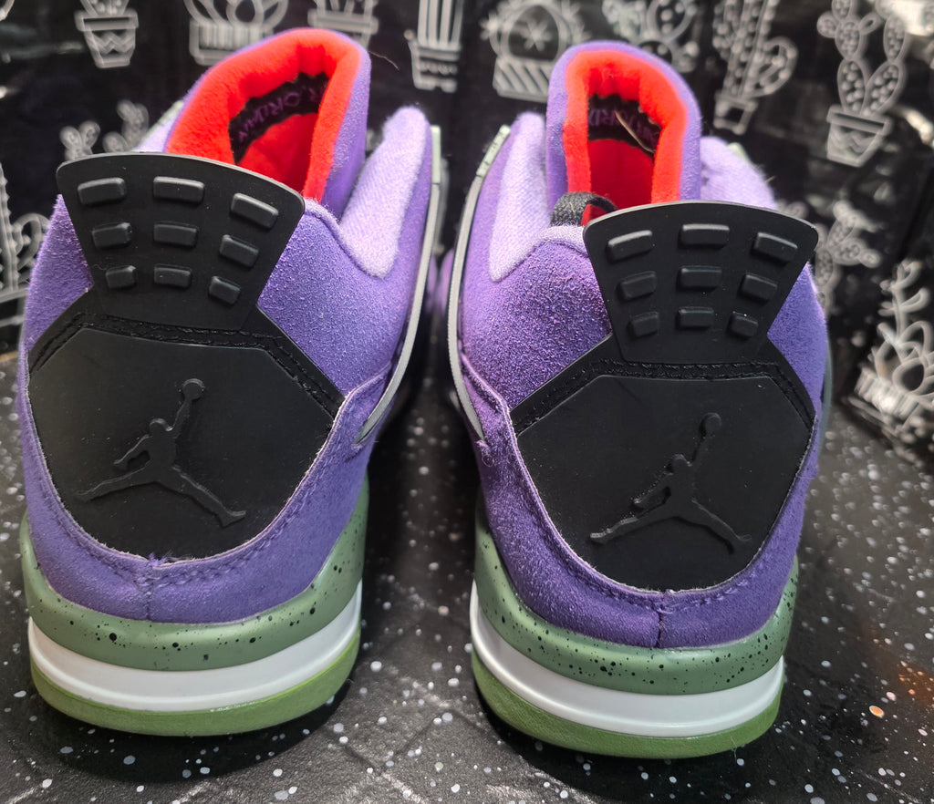 Jordan 4 “Purple Canyons.” Design Inspired Men's US 11 — Like New (Non‑Original Box Included
