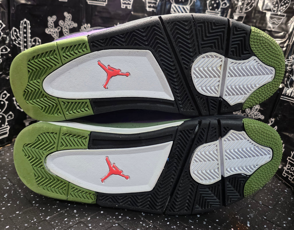 Jordan 4 “Purple Canyons.” Design Inspired Men's US 11 — Like New (Non‑Original Box Included