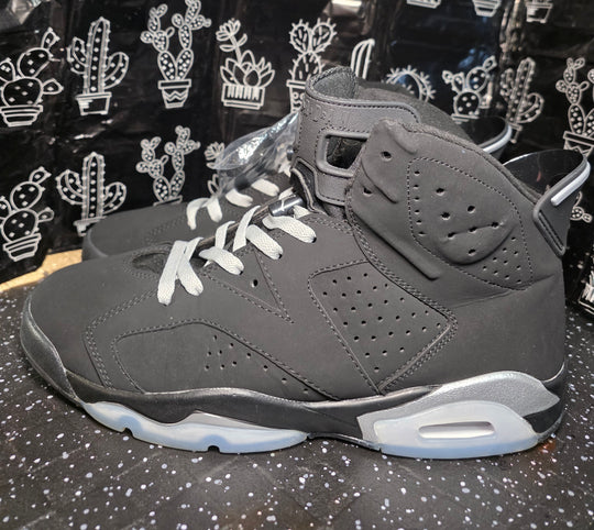 Jordan 6 “Chromes.” Inspired Design US 11 — New (Non‑Original Box Included)