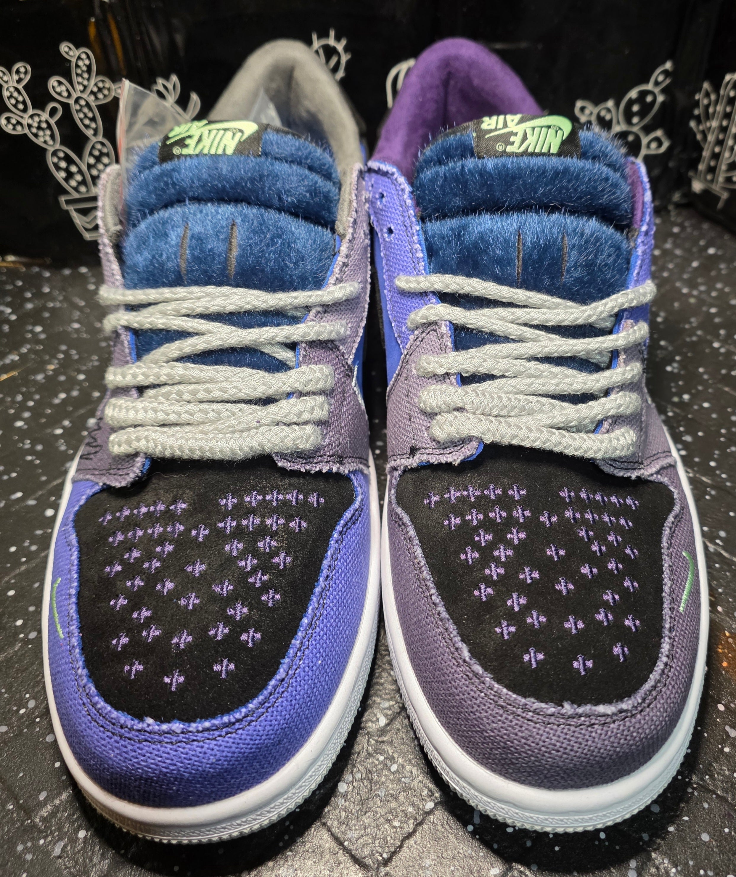 Jordan 1 Low “Zion Williamson Voodoo Alternates” Inspired – Everyday Lineup *XL – US 11 &amp; US 12 – New