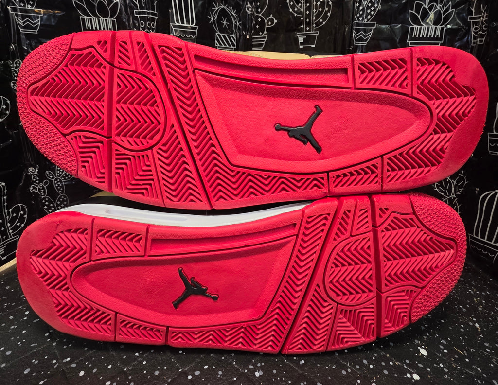 Jordan 4 “Pizzas” Inspired Design  US 11 — New With Themed Box