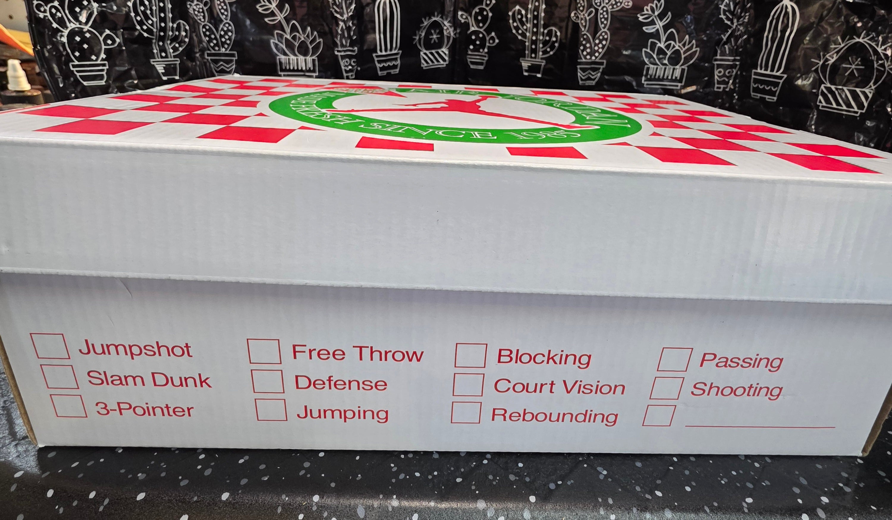 Jordan 4 “Pizzas” Inspired Design  US 11 — New With Themed Box