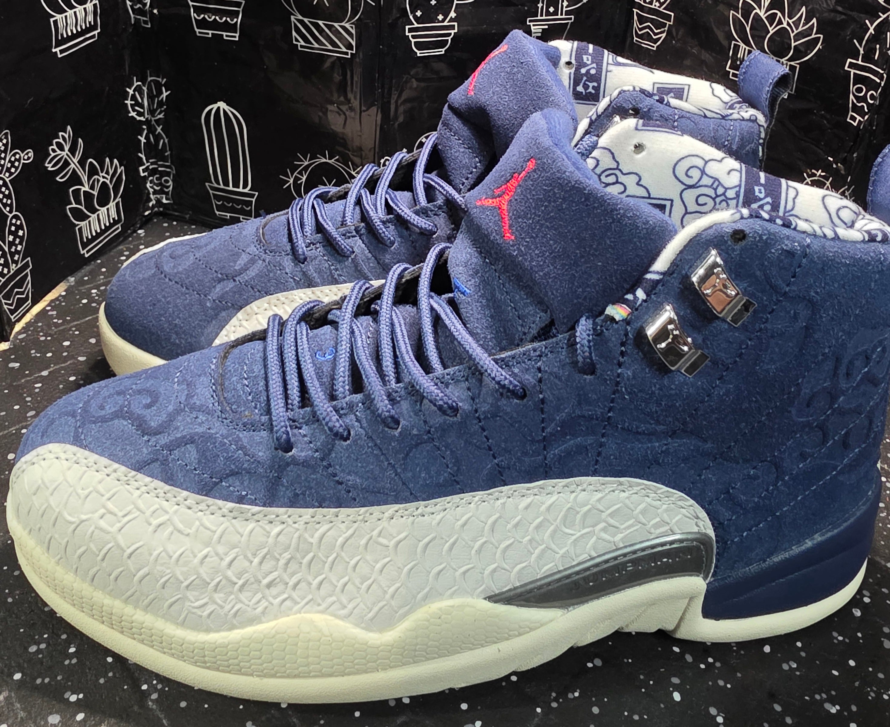 Jordan 12 “International Flight” Inspired Design  US 7 — New (No Box)