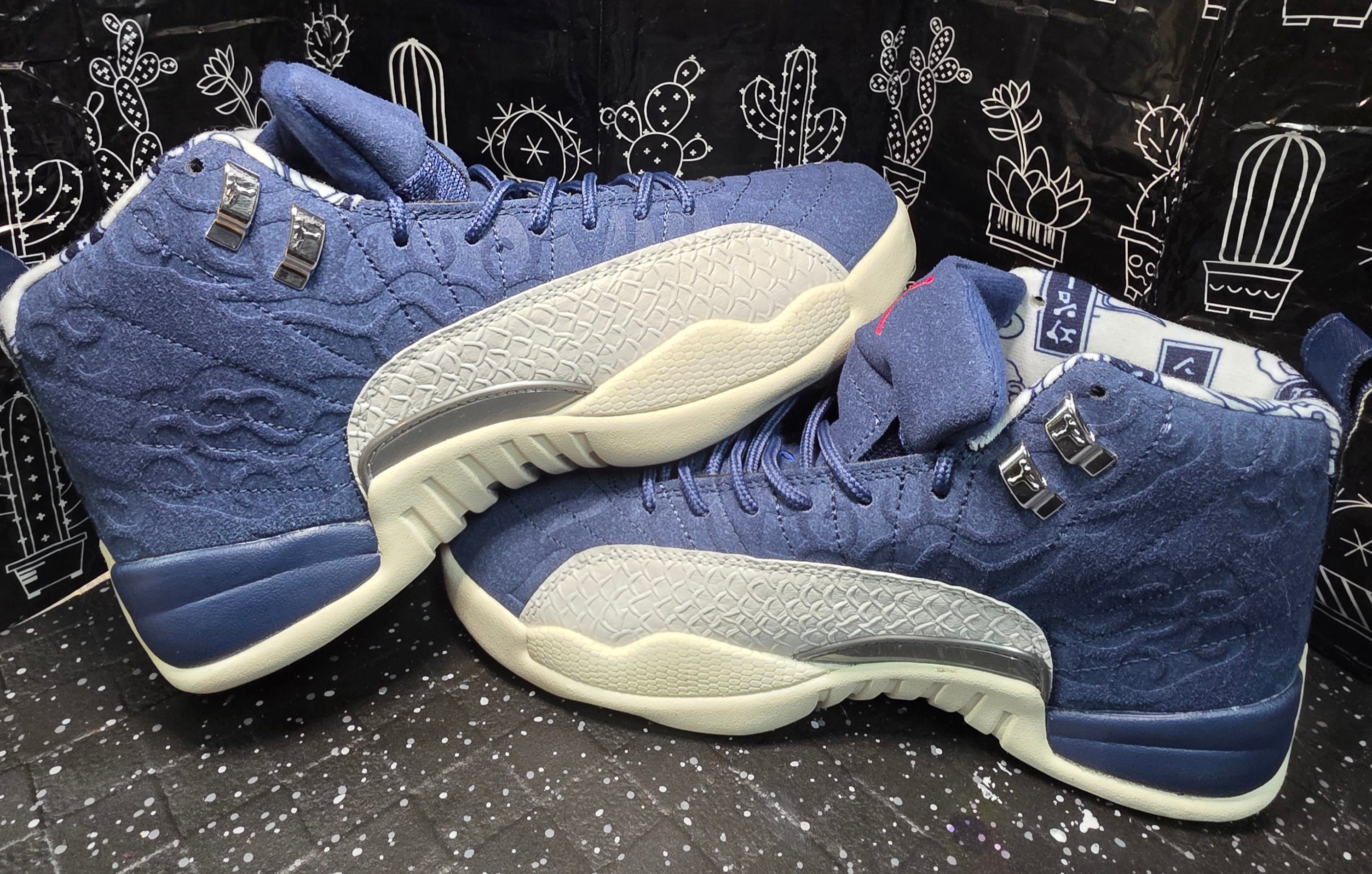 Jordan 12 “International Flight” Inspired Design  US 7 — New (No Box)