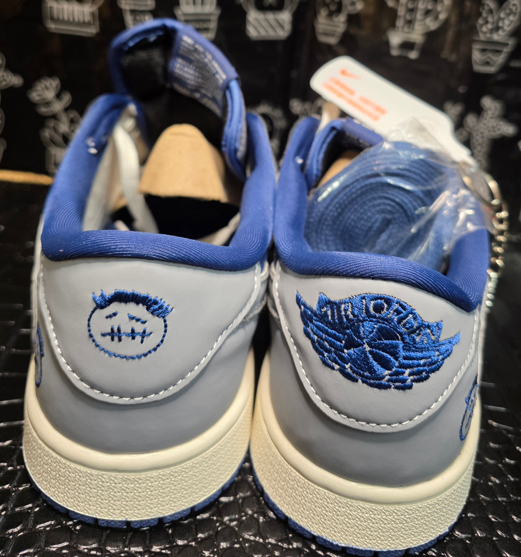 Jordan 1 Low “Travis Scott × Undefeated × Supreme Inspired”  Fantasy Build — US 11 — New