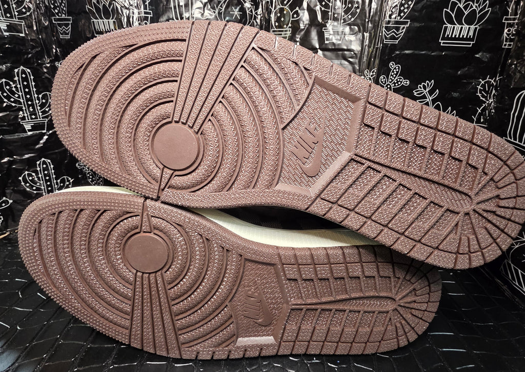 Jordan 1 Low “Cactus Jack-Designer Styled"- fantasy collab-Brown US 11 — New