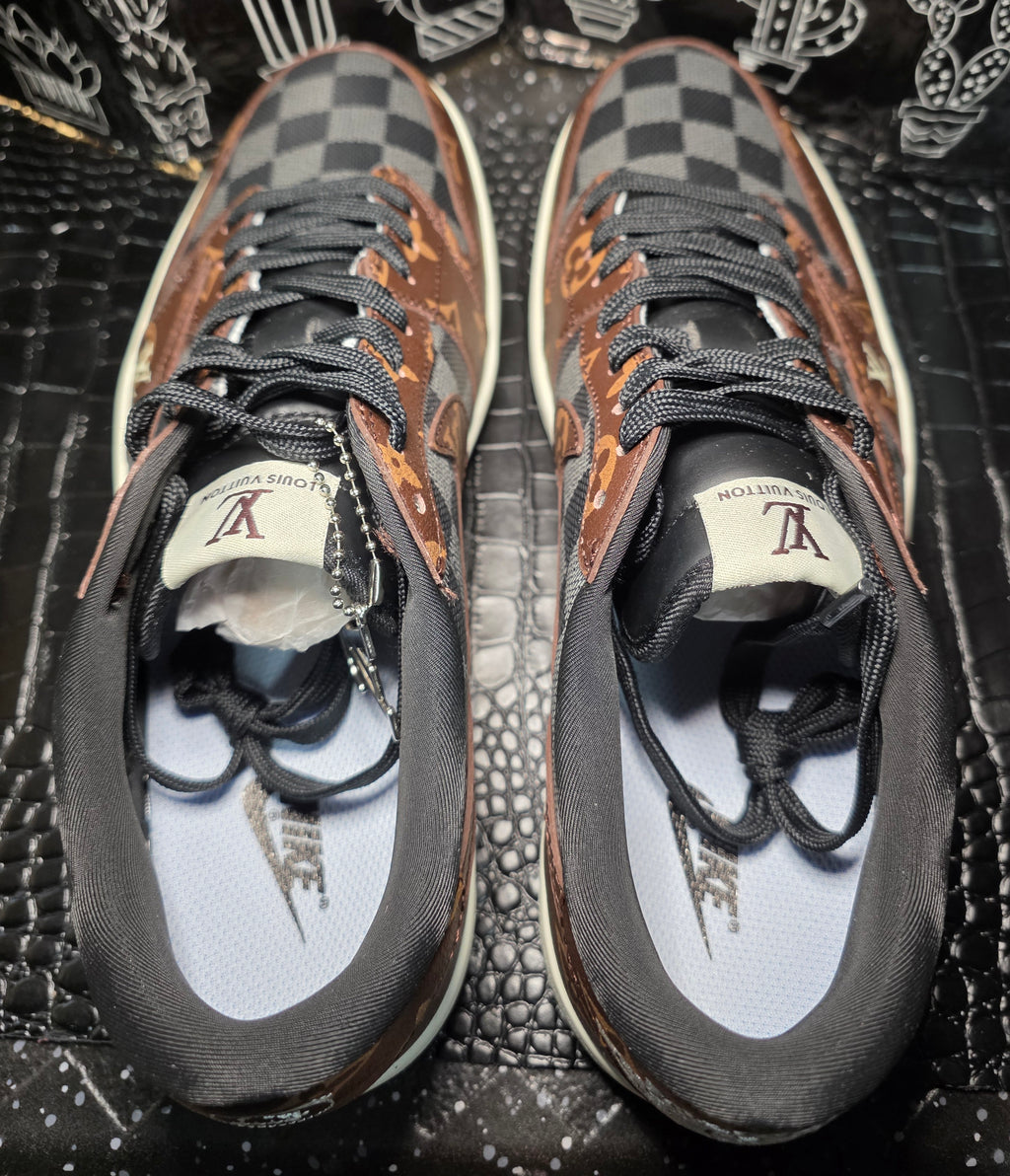 Jordan 1 Low “Cactus Jack-Designer Styled"- fantasy collab-Brown US 11 — New