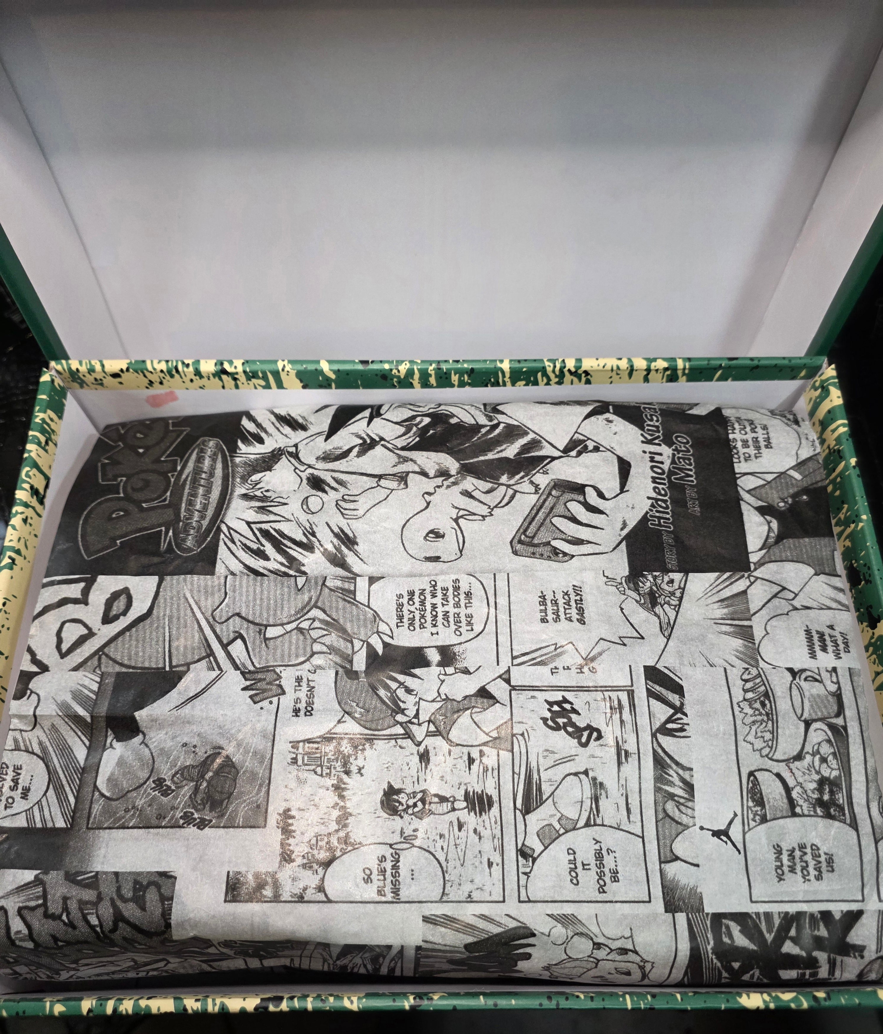 Jordan 4 “Pokémon – Venusaur Inspired” – Fantasy Lineup – US 11 – New – Character Box Included