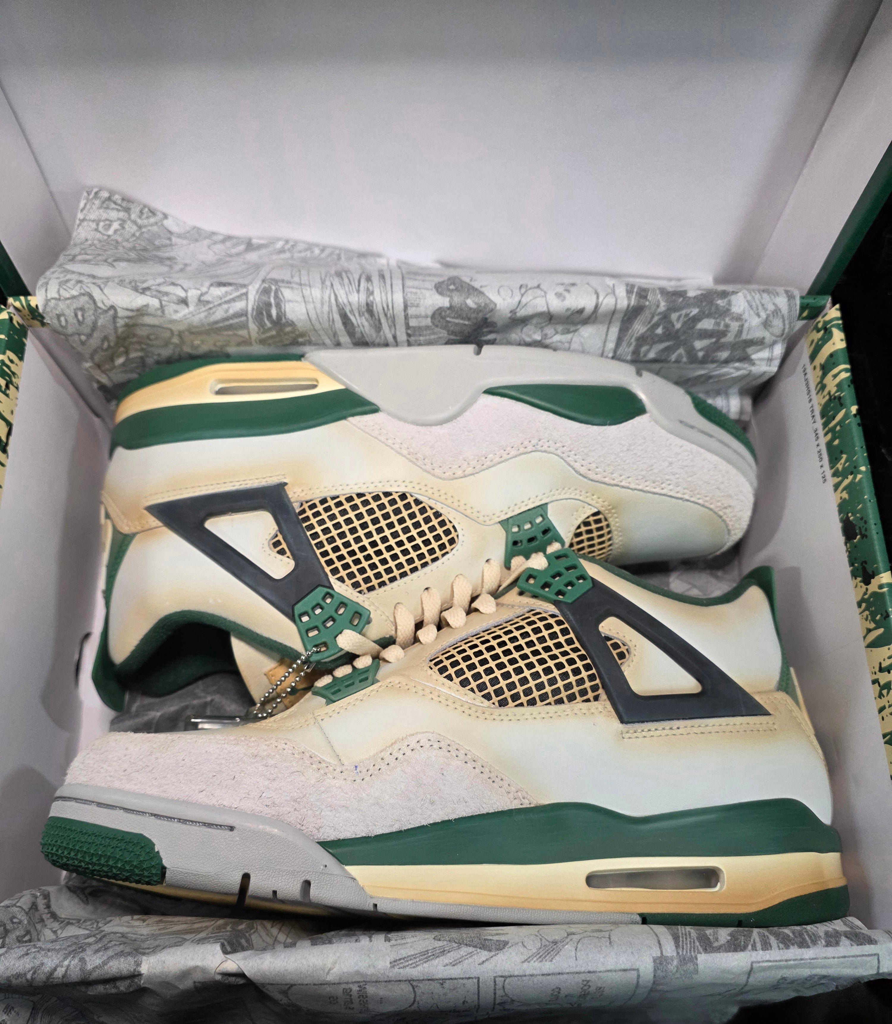 Jordan 4 “Pokémon – Venusaur Inspired” – Fantasy Lineup – US 11 – New – Character Box Included