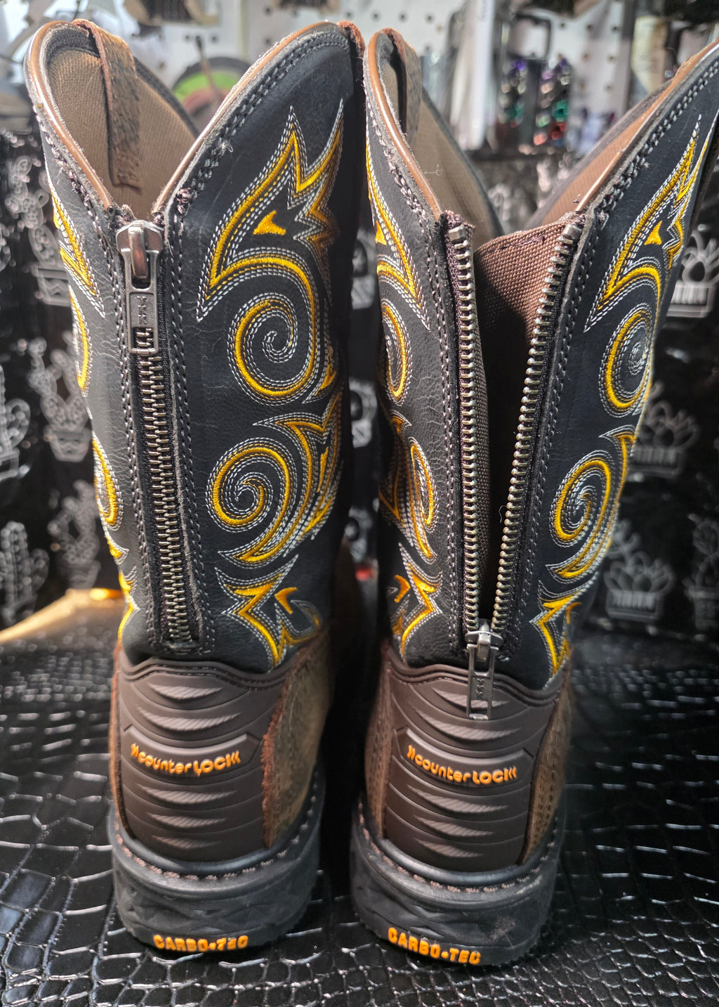 Georgia Boot Carbo‑Tec LT Wellington Pull‑On Work Boots — US 11 — New