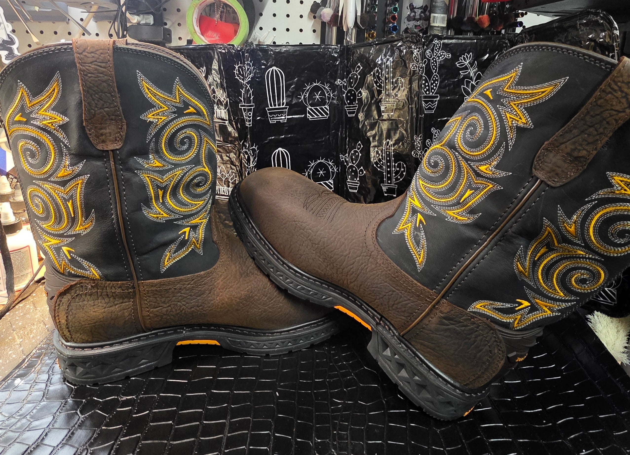 Georgia Boot Carbo‑Tec LT Wellington Pull‑On Work Boots — US 11 — New