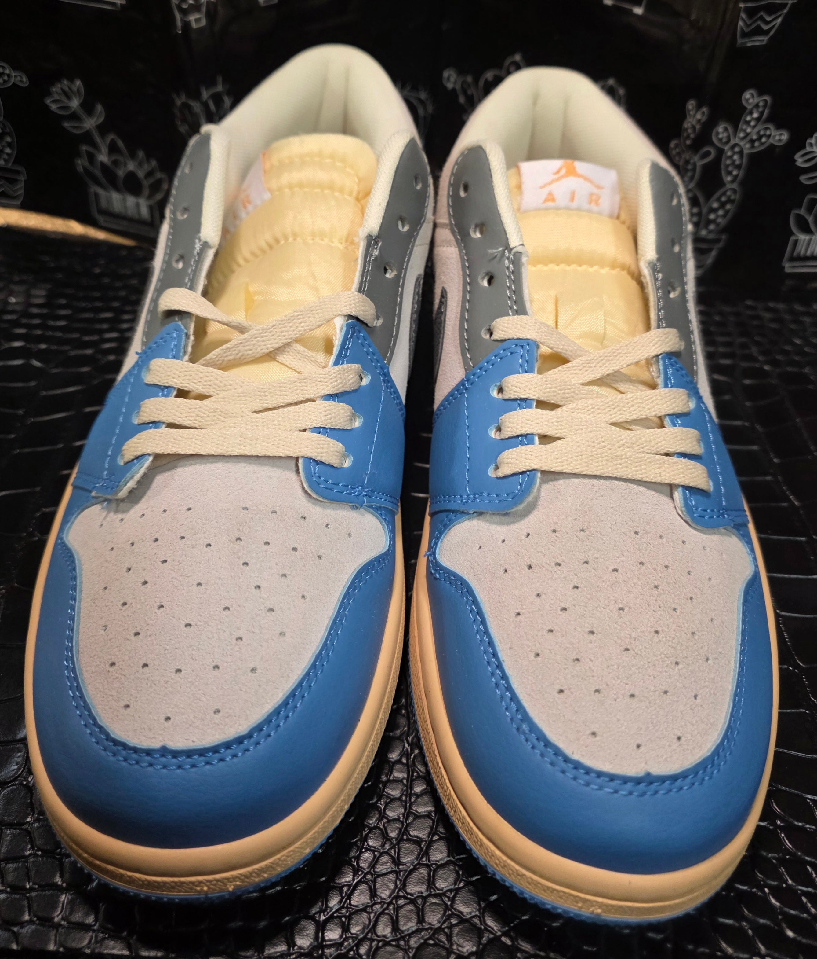 Jordan 1 Low “Vintage UNC.” Inspired Replicated Design — Top Mid Tier — US 11 — New