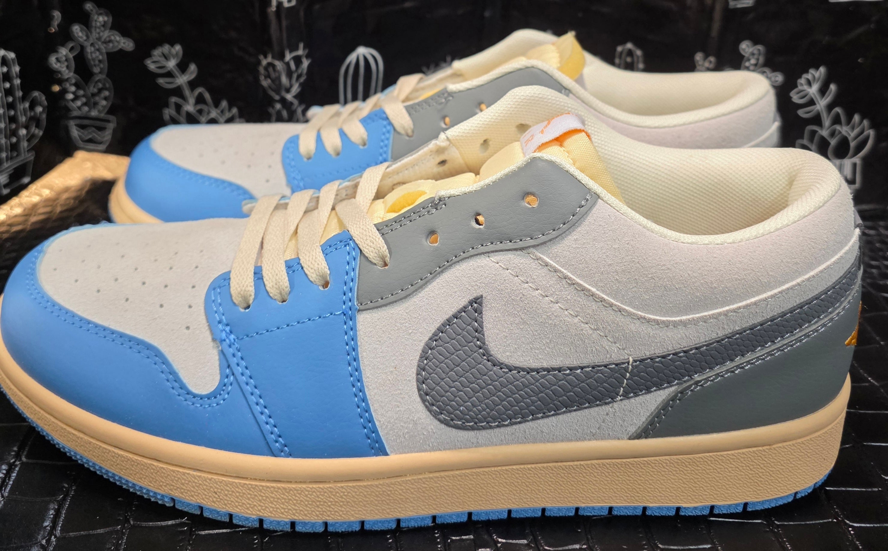 Jordan 1 Low “Vintage UNC.” Inspired Replicated Design — Top Mid Tier — US 11 — New