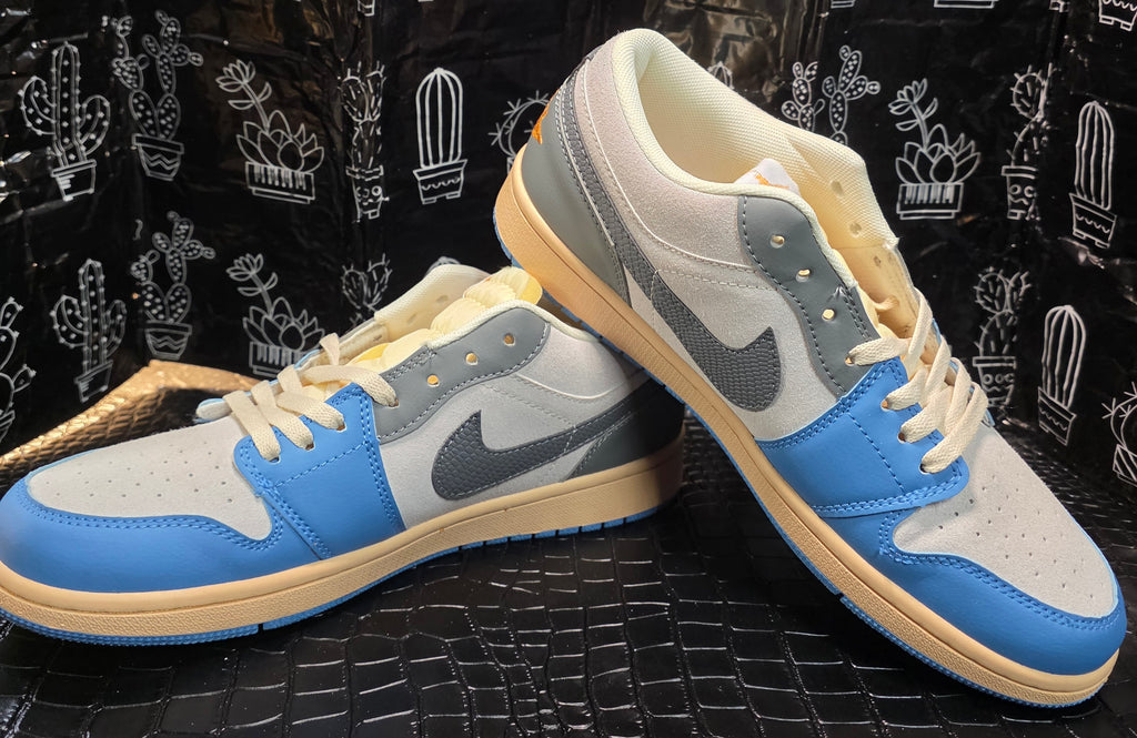 Jordan 1 Low “Vintage UNC.” Inspired Replicated Design — Top Mid Tier — US 11 — New