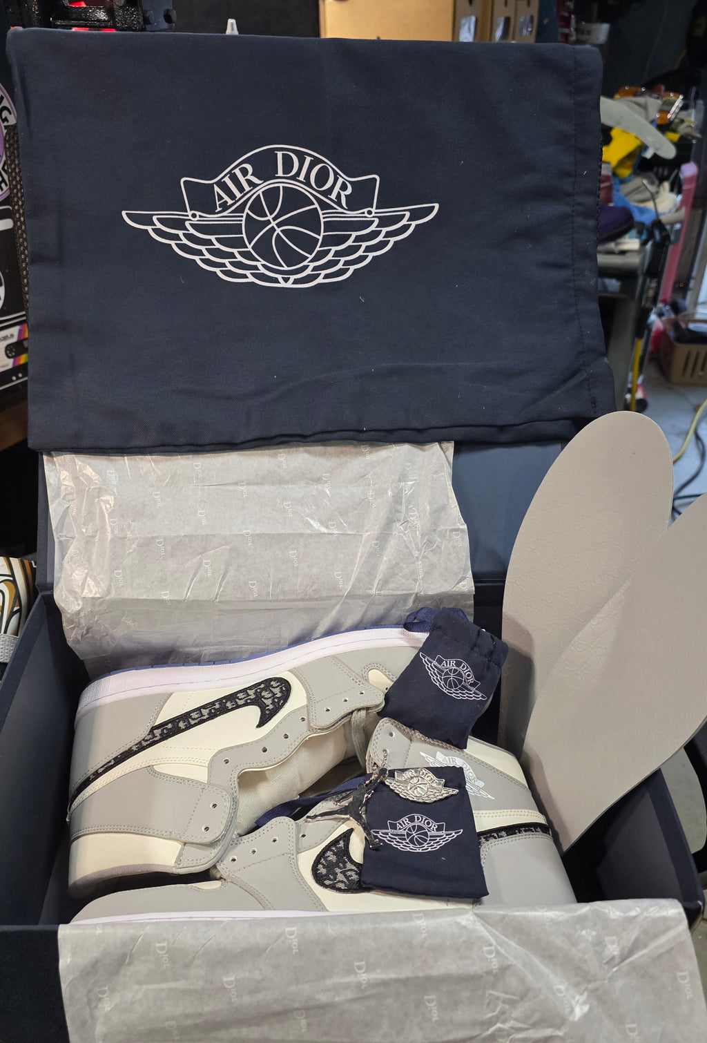 Jordan 1 High- Designer Styled Collabs - Top Grade — US 11 &amp; US 12 — New with Box + Accessories