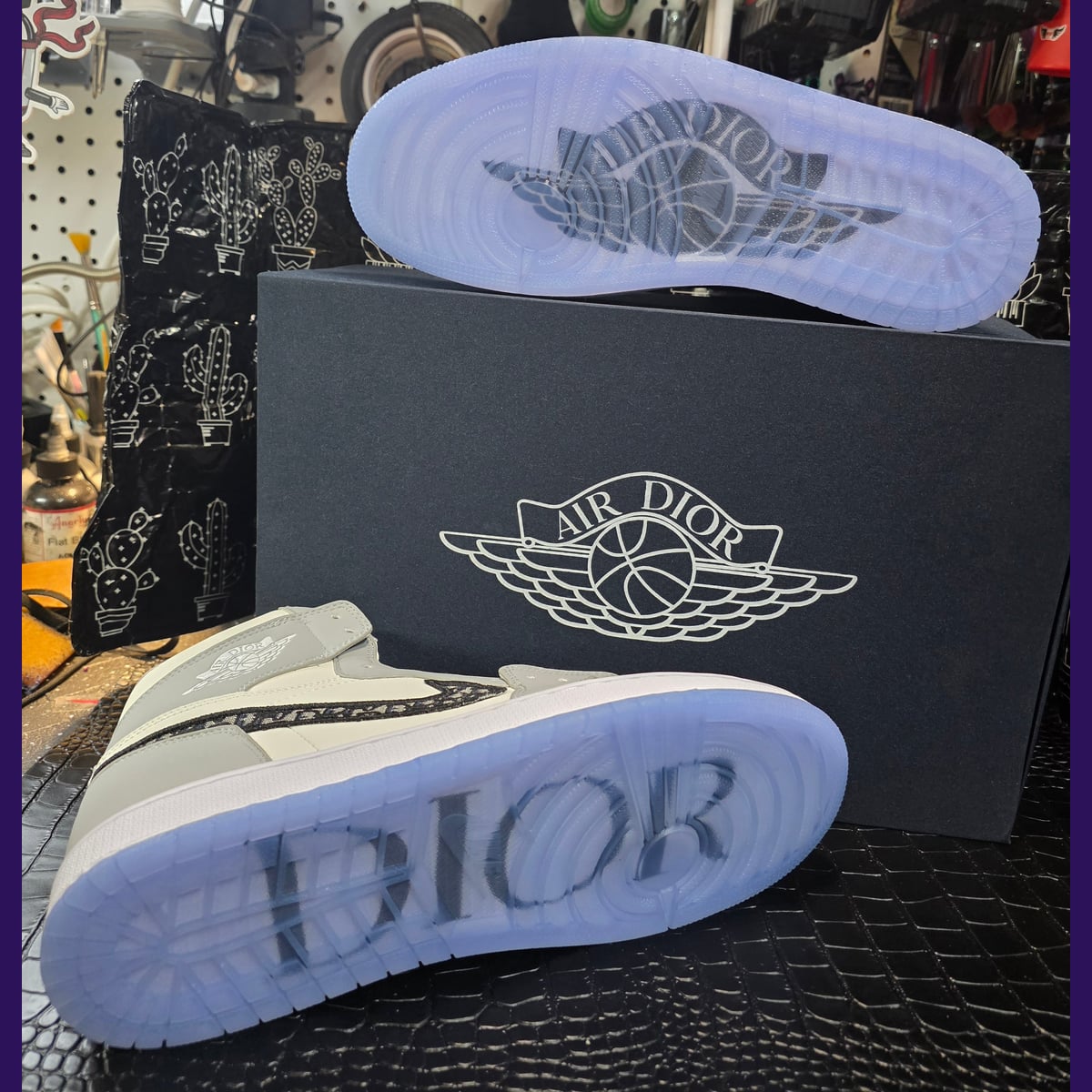 Jordan 1 High- Designer Styled Collabs - Top Grade — US 11 & US 12 ...
