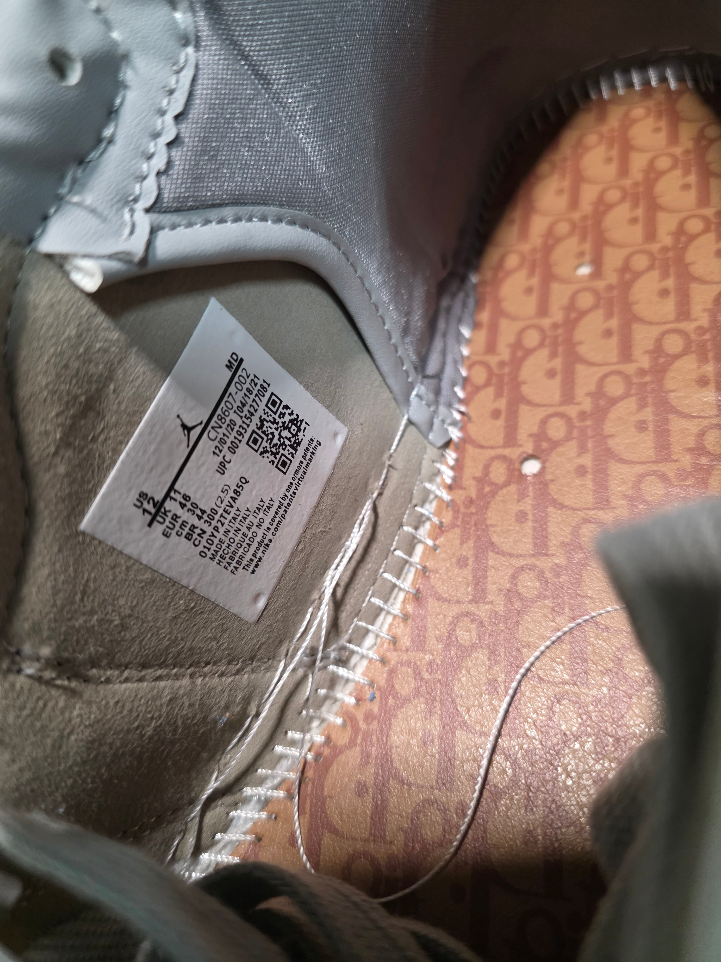 Jordan 1 High- Designer Styled Collabs - Top Grade — US 11 &amp; US 12 — New with Box + Accessories