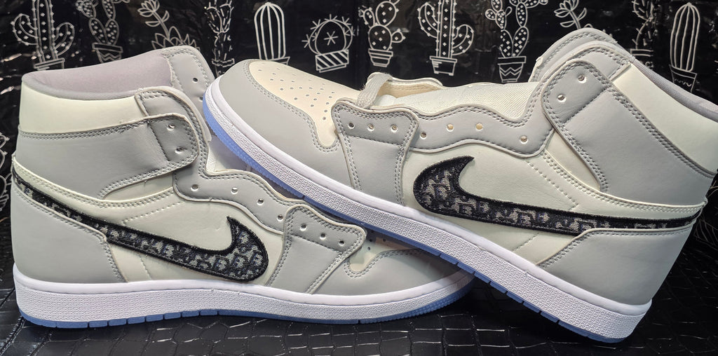 Jordan 1 High- Designer Styled Collabs - Top Grade — US 11 &amp; US 12 — New with Box + Accessories