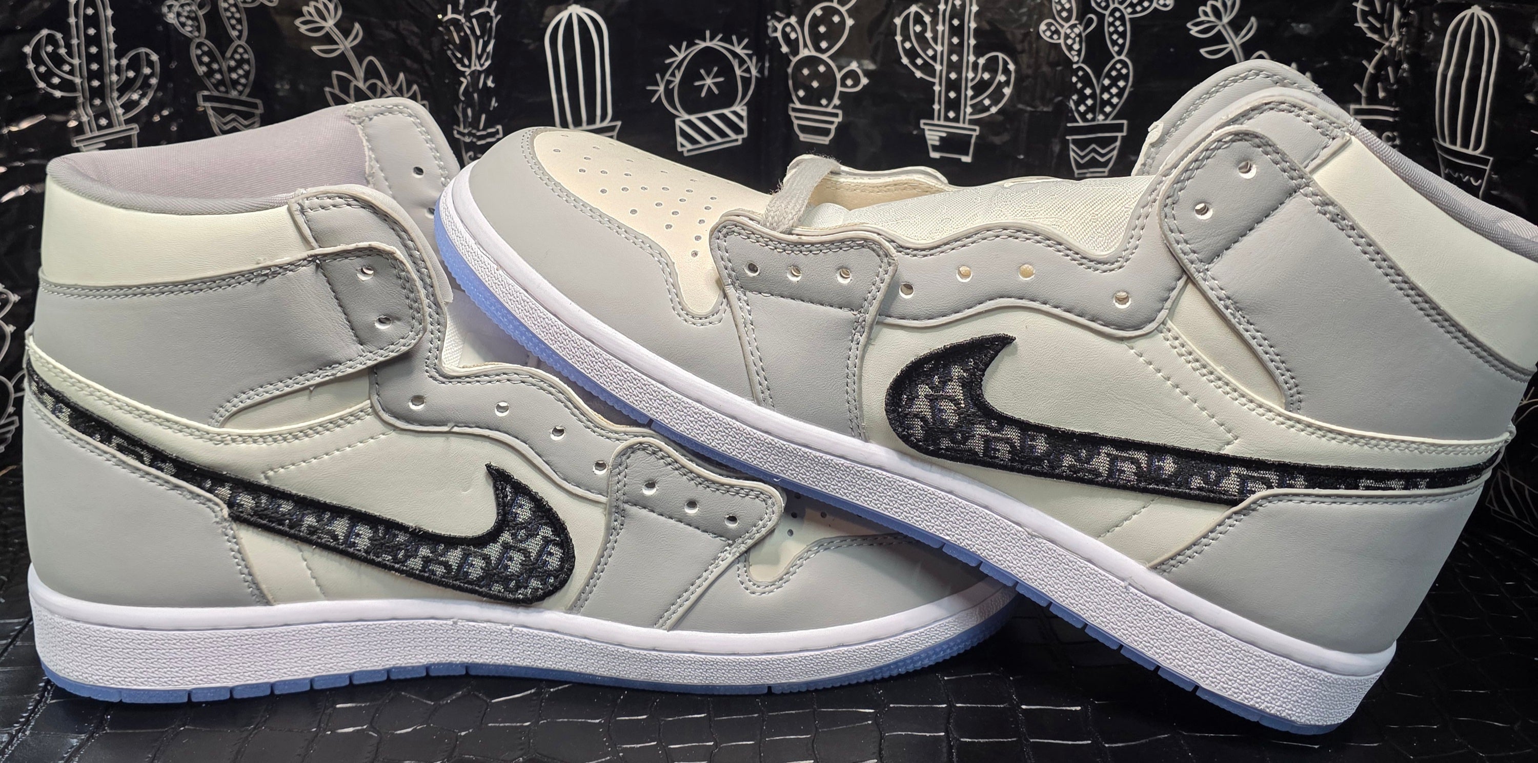 Jordan 1 High- Designer Styled Collabs - Top Grade — US 11 &amp; US 12 — New with Box + Accessories