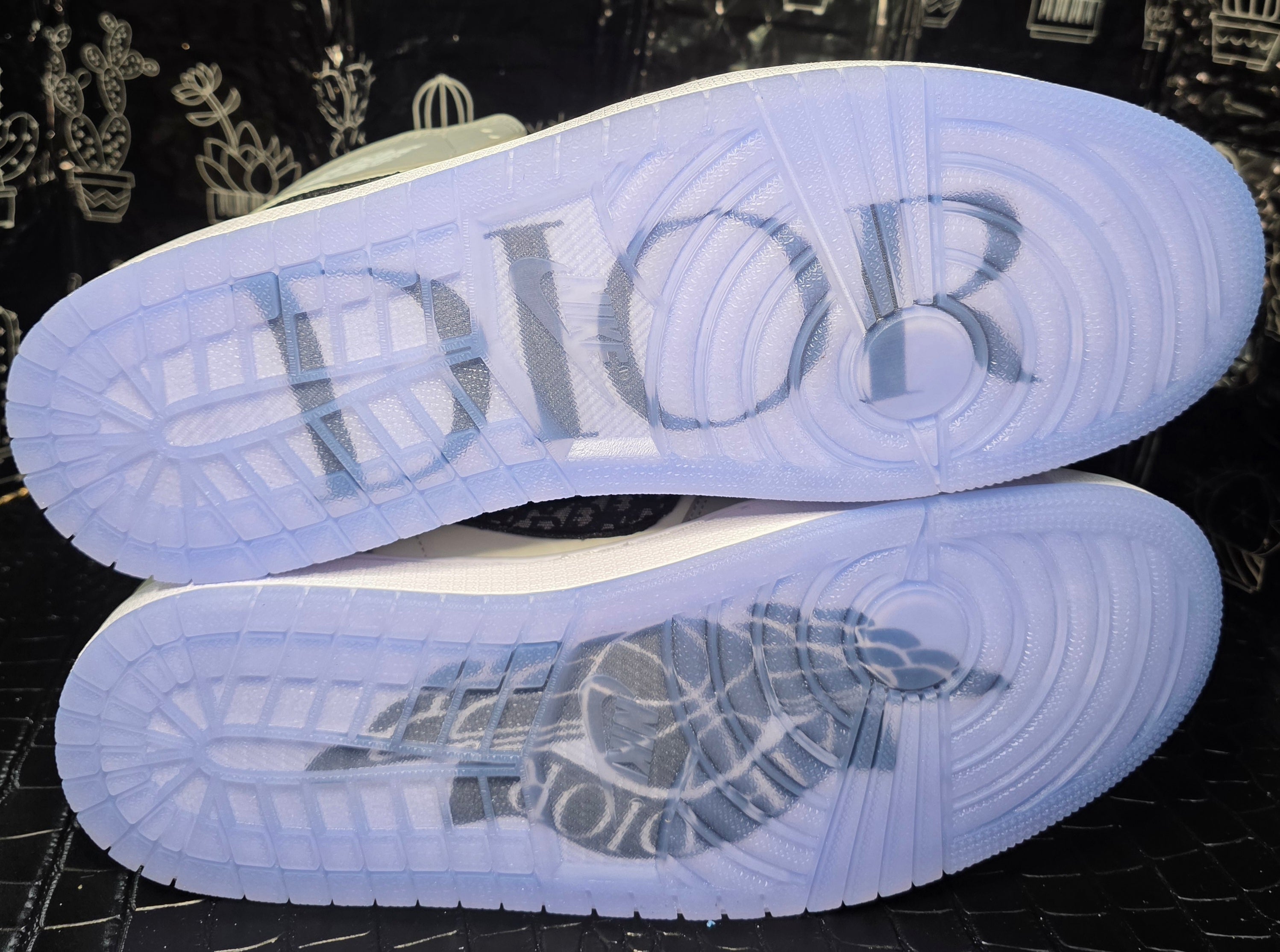 Jordan 1 High- Designer Styled Collabs - Top Grade — US 11 &amp; US 12 — New with Box + Accessories