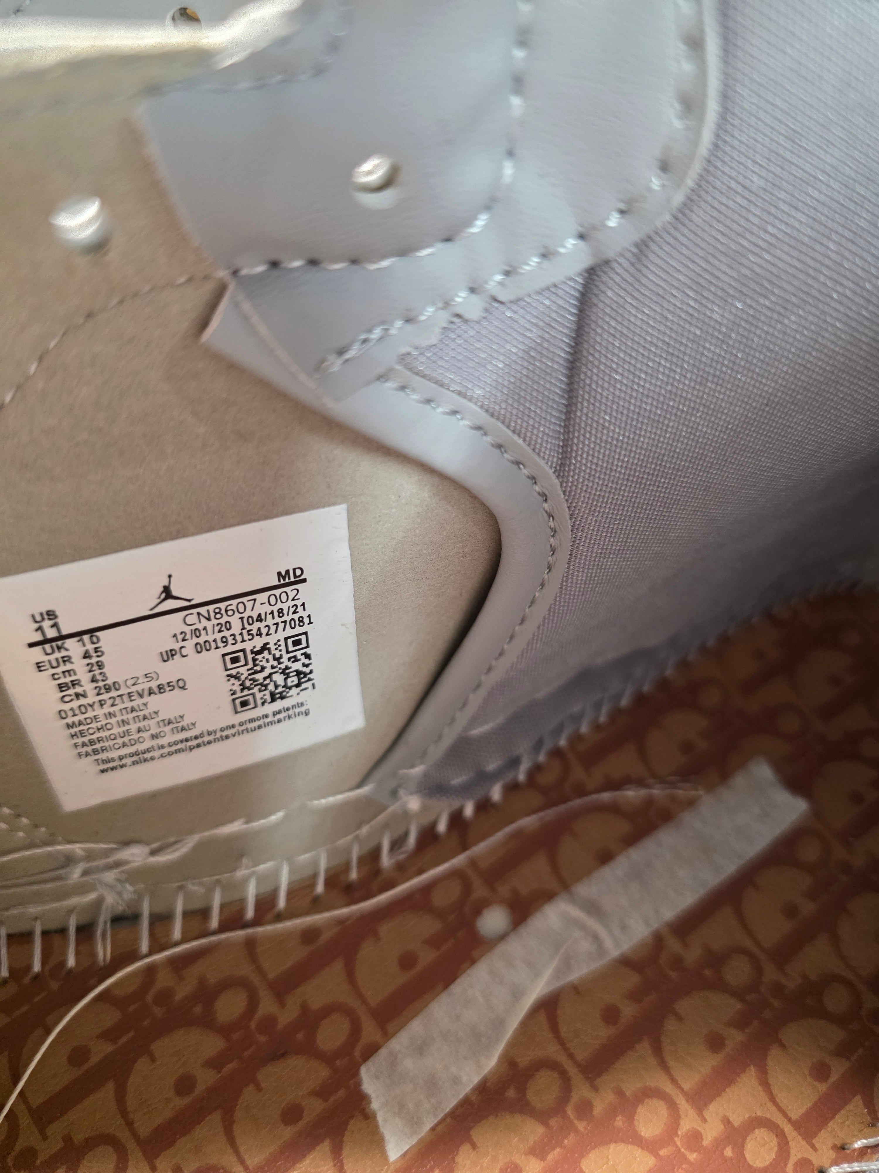 Jordan 1 High- Designer Styled Collabs - Top Grade — US 11 &amp; US 12 — New with Box + Accessories