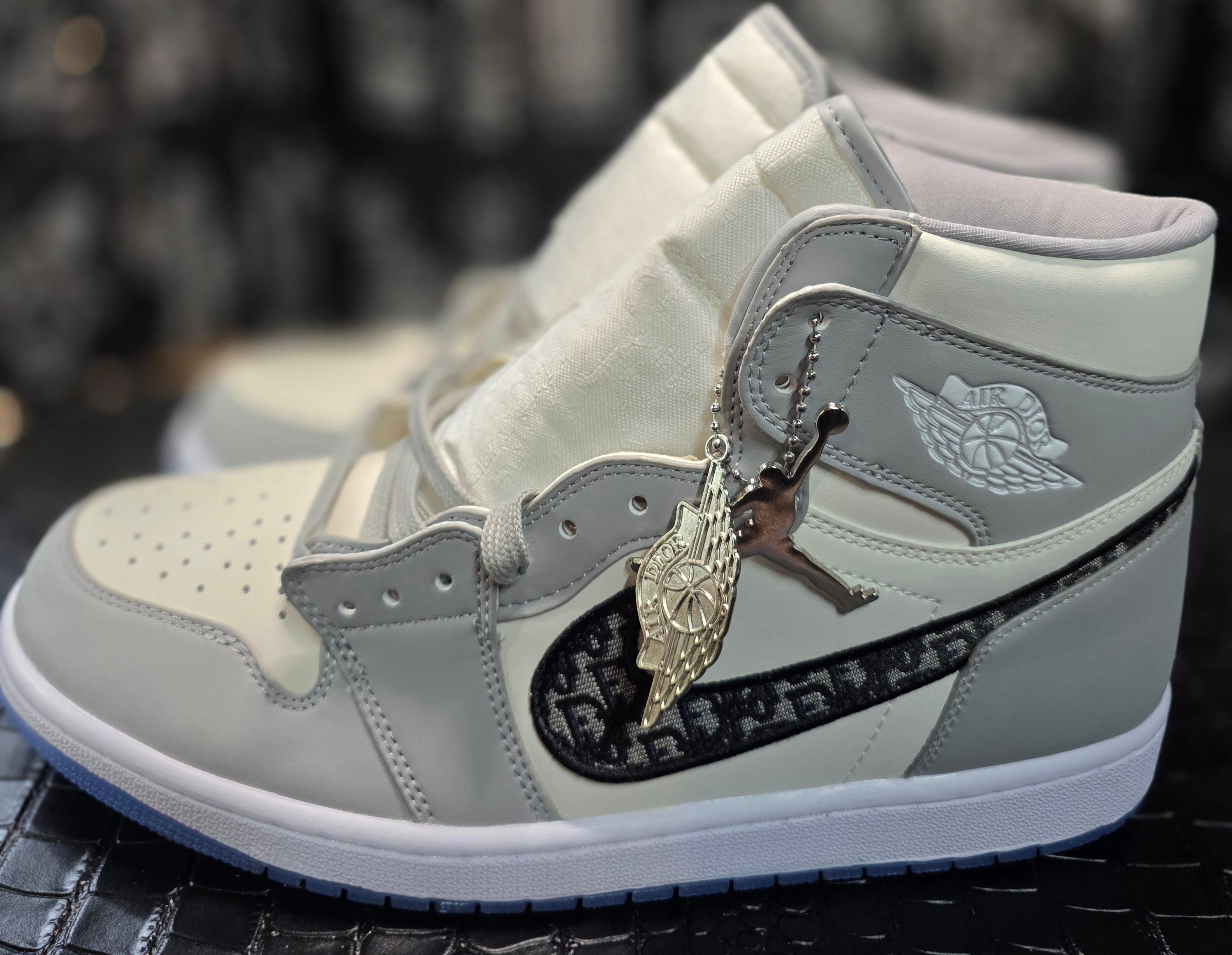 Jordan 1 High- Designer Styled Collabs - Top Grade — US 11 &amp; US 12 — New with Box + Accessories