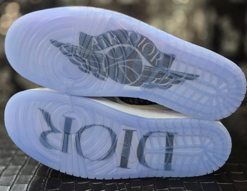 Jordan 1 High- Designer Styled Collabs - Top Grade — US 11 &amp; US 12 — New with Box + Accessories