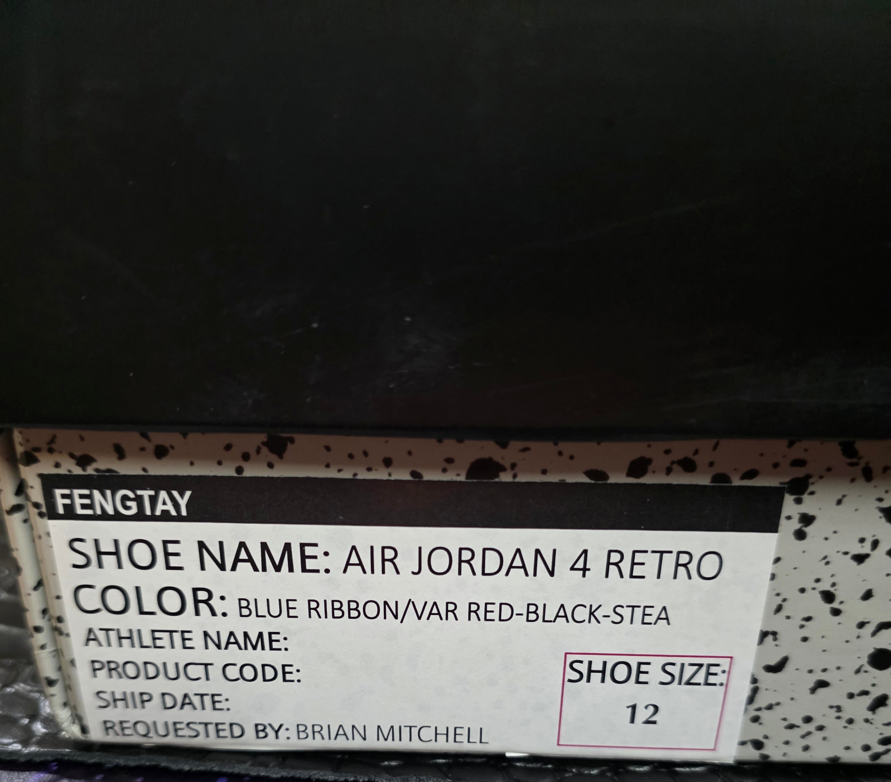 Jordan 4 “Eminem Encore Inspired” (2006 Friends & Family)  Grail Tier 1:1 Build — US 11 &amp; US 12 — New with Full Packaging