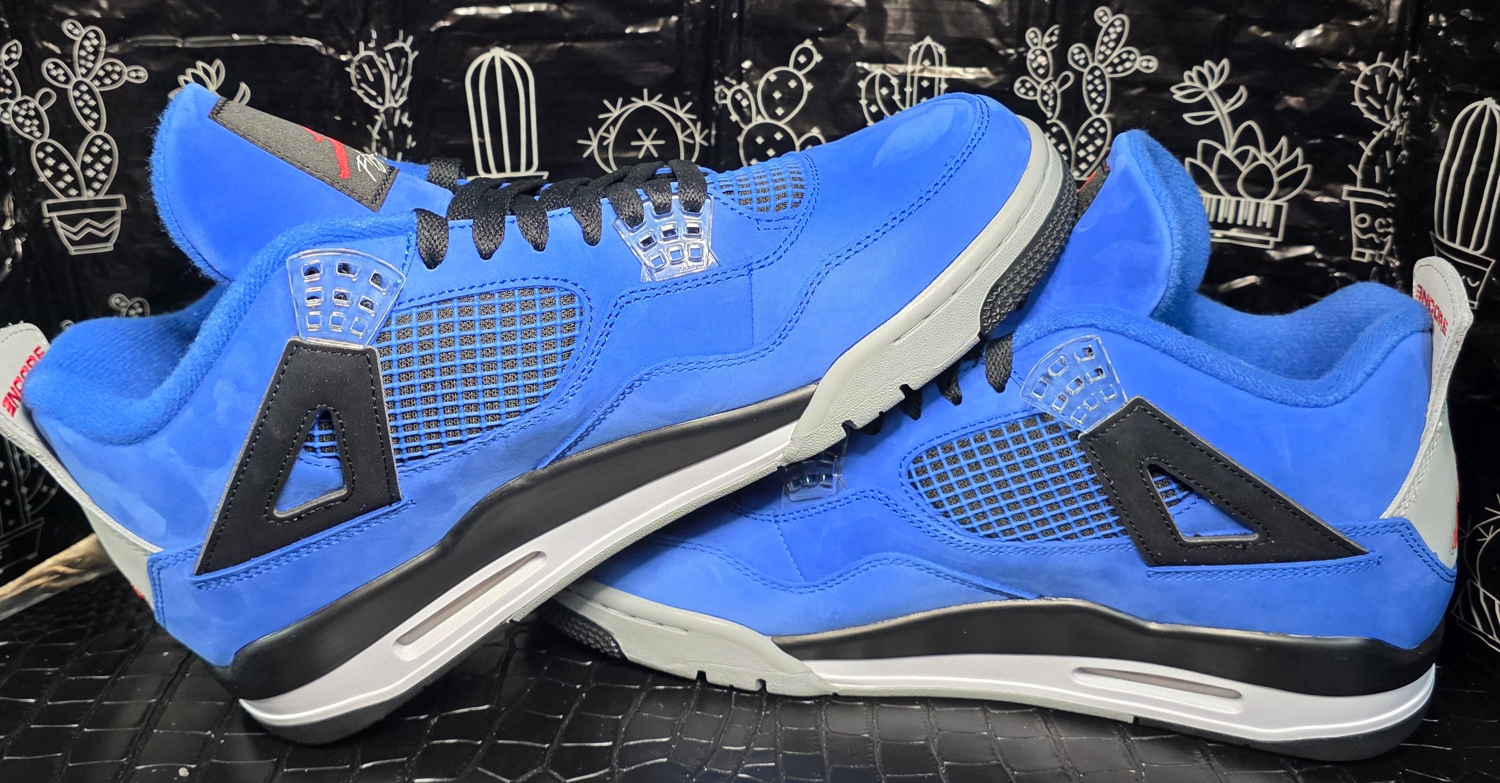 Jordan 4 “Eminem Encore Inspired” (2006 Friends & Family)  Grail Tier 1:1 Build — US 11 &amp; US 12 — New with Full Packaging