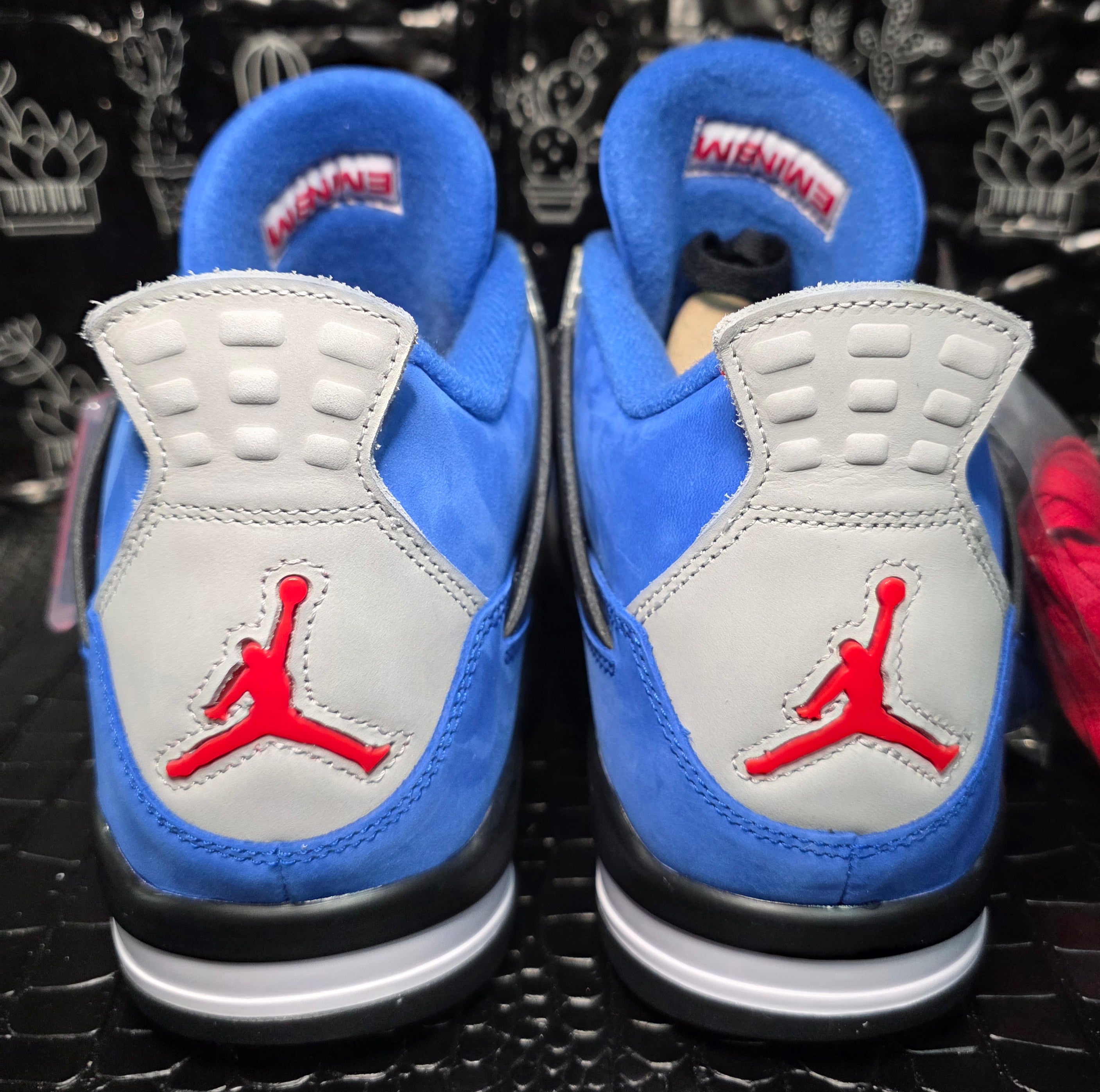 Jordan 4 “Eminem Encore Inspired” (2006 Friends & Family)  Grail Tier 1:1 Build — US 11 &amp; US 12 — New with Full Packaging