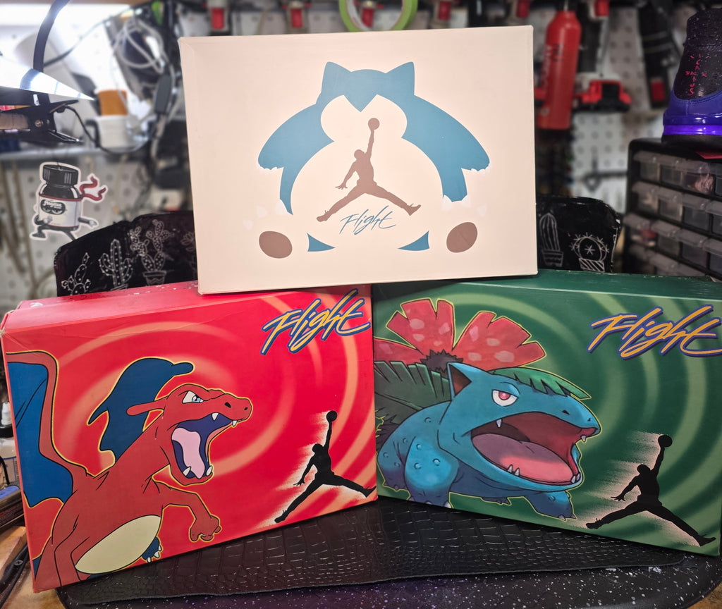 Jordan 4 “Pokémon – Snorlax Inspired” – Fantasy Lineup – US 11 – New – Character Box Included